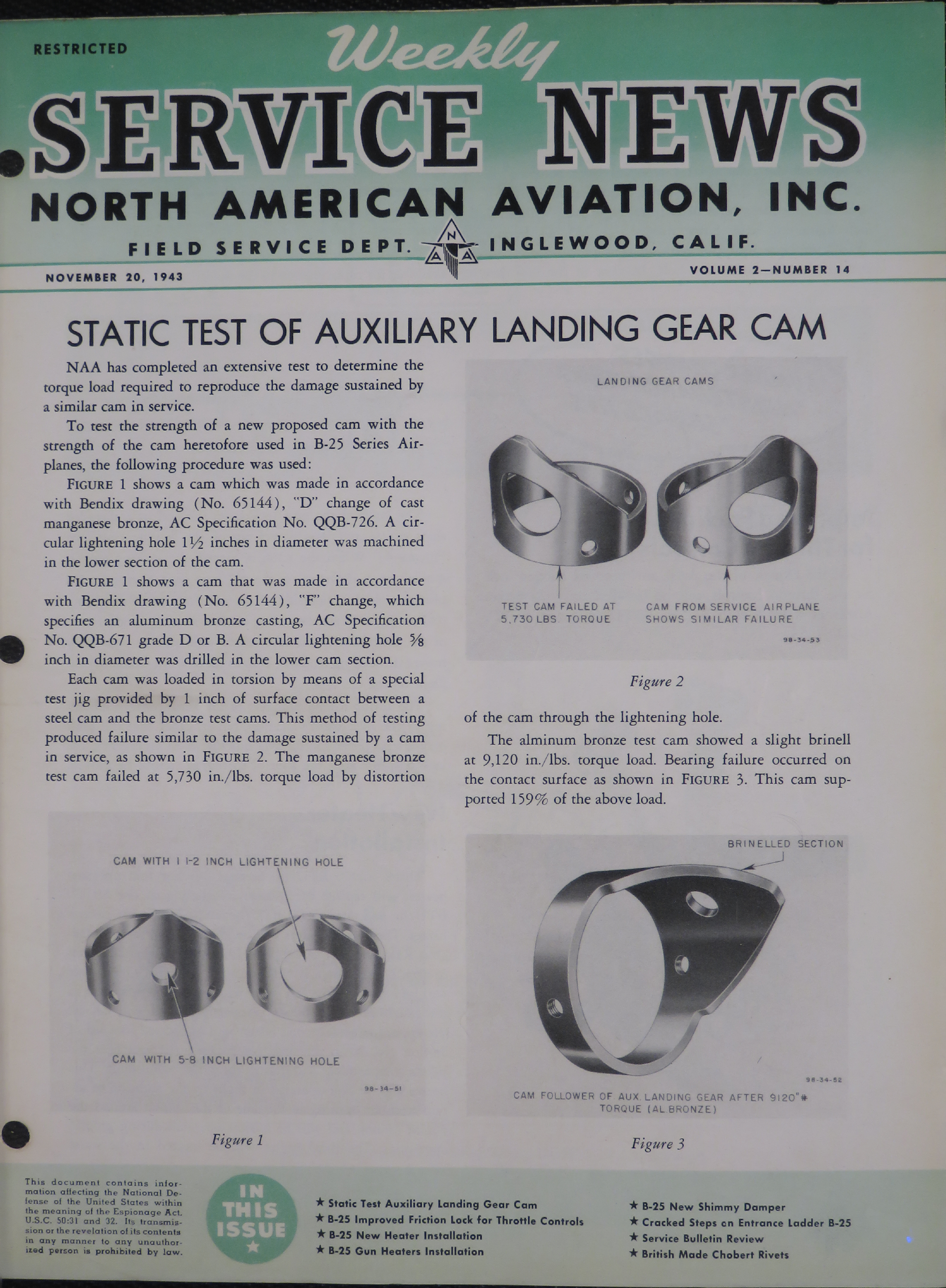 Sample page 1 from AirCorps Library document: Volume 2, No. 14 - Weekly Service News