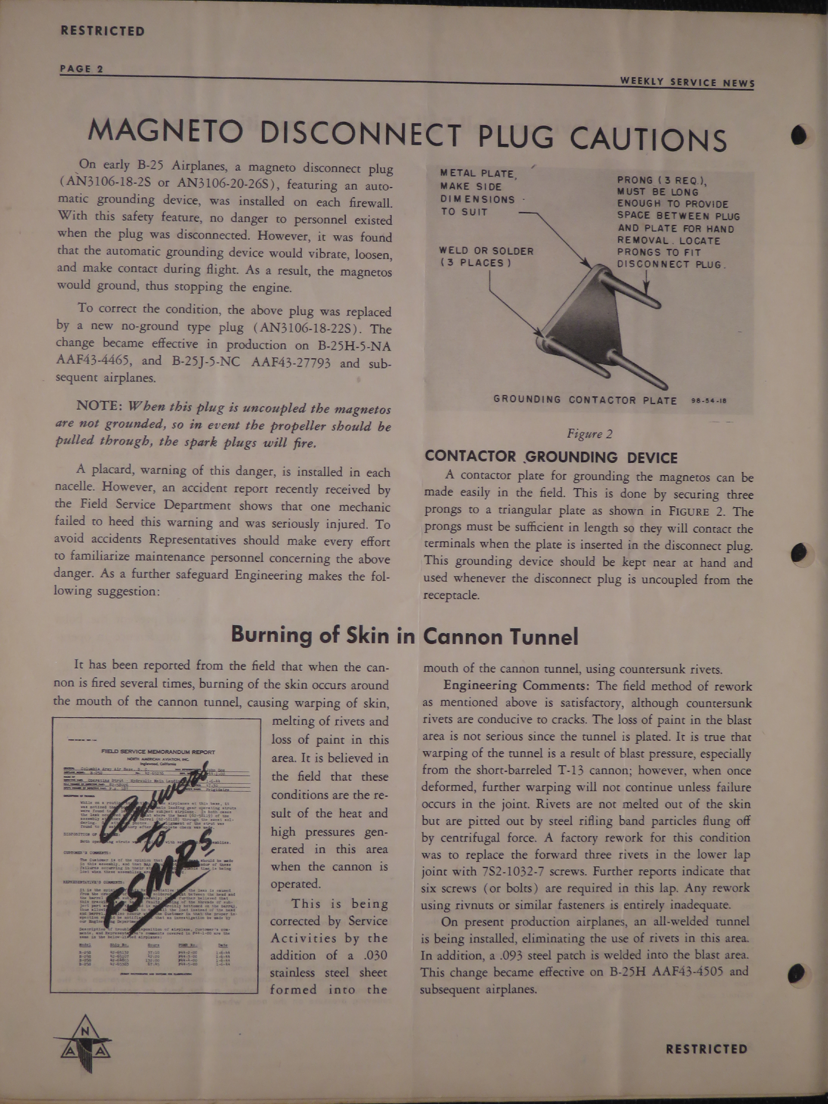 Sample page 2 from AirCorps Library document: Volume 2, No. 34 - Weekly Service News