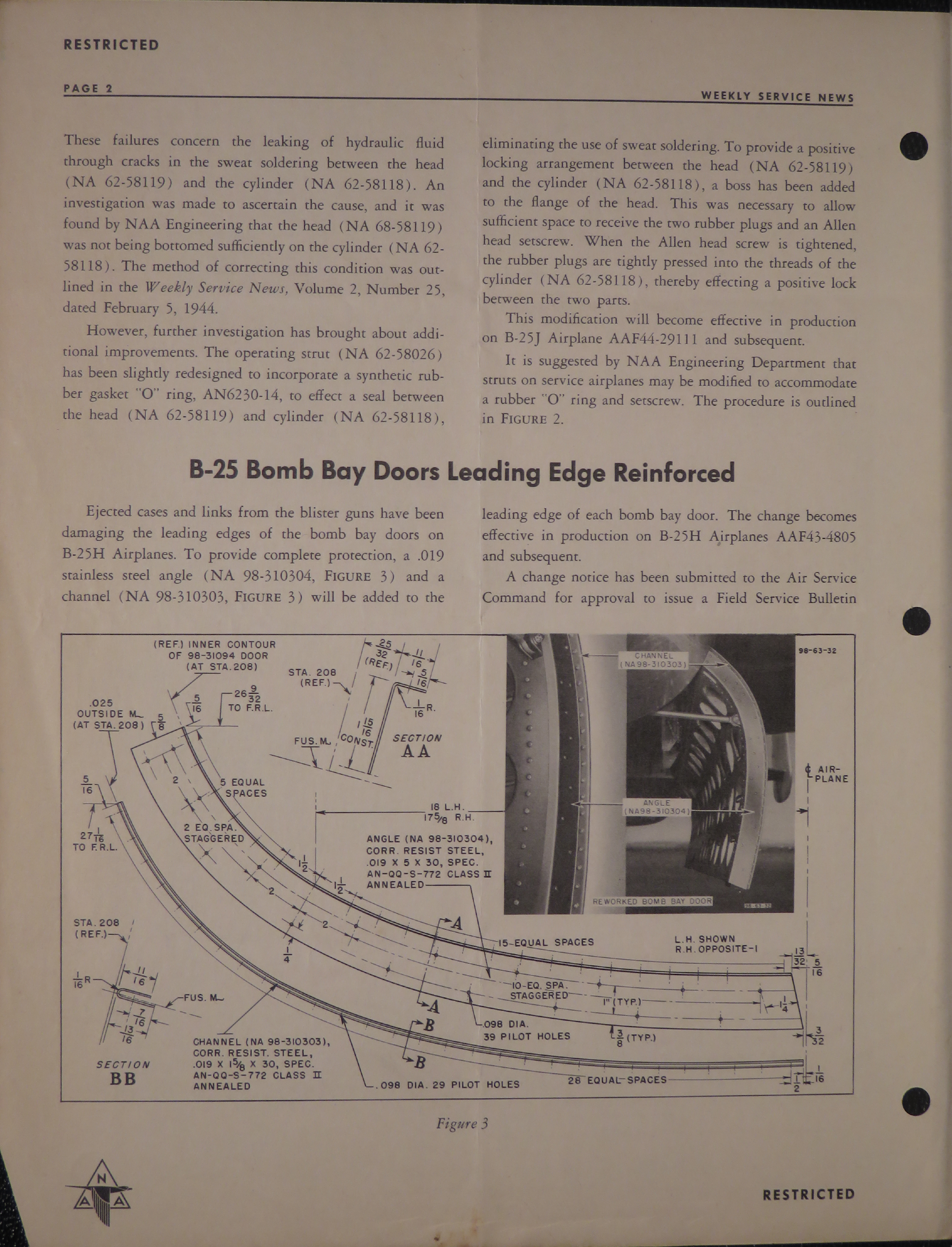 Sample page 2 from AirCorps Library document: Volume 2, No. 35 - Weekly Service News