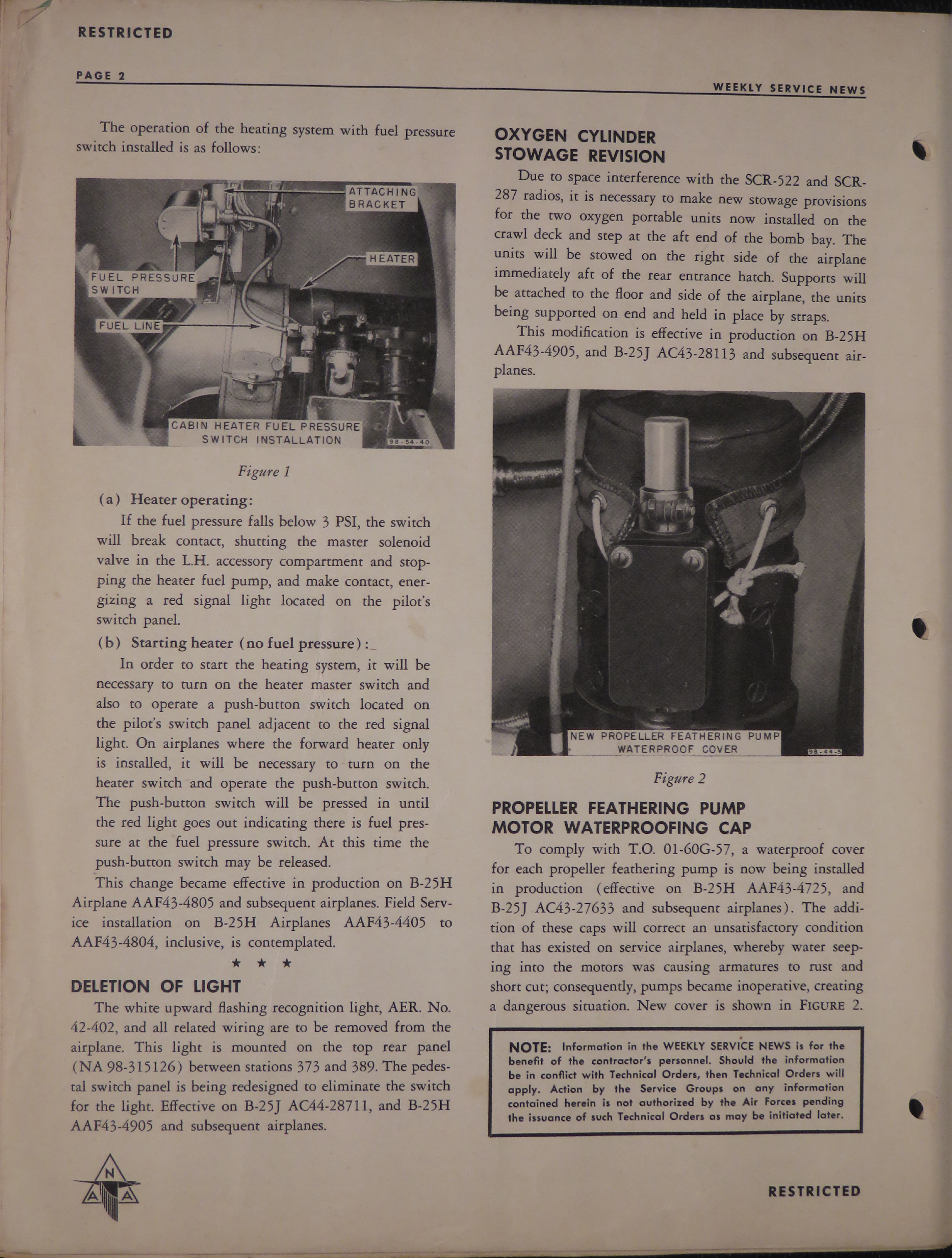 Sample page 2 from AirCorps Library document: Volume 2, No. 36 - Weekly Service News