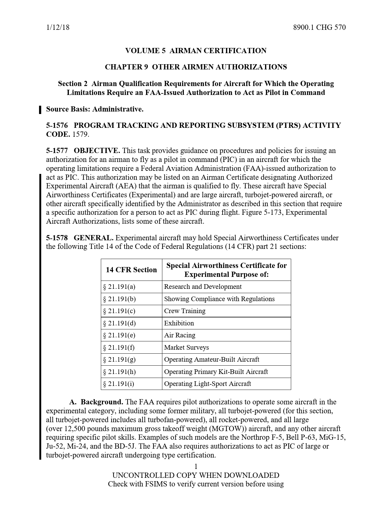 Sample page 1 from AirCorps Library document: T-28B/C/D Fennec Pilot Qualifications in the USA