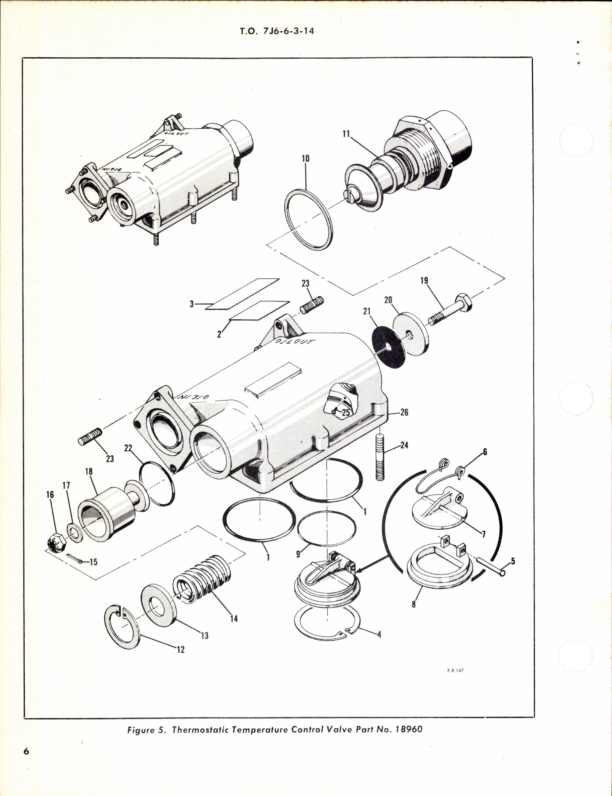 Sample page 6 from AirCorps Library document: Illustrated Parts Breakdown for Thermostatic Temperature Control Valves