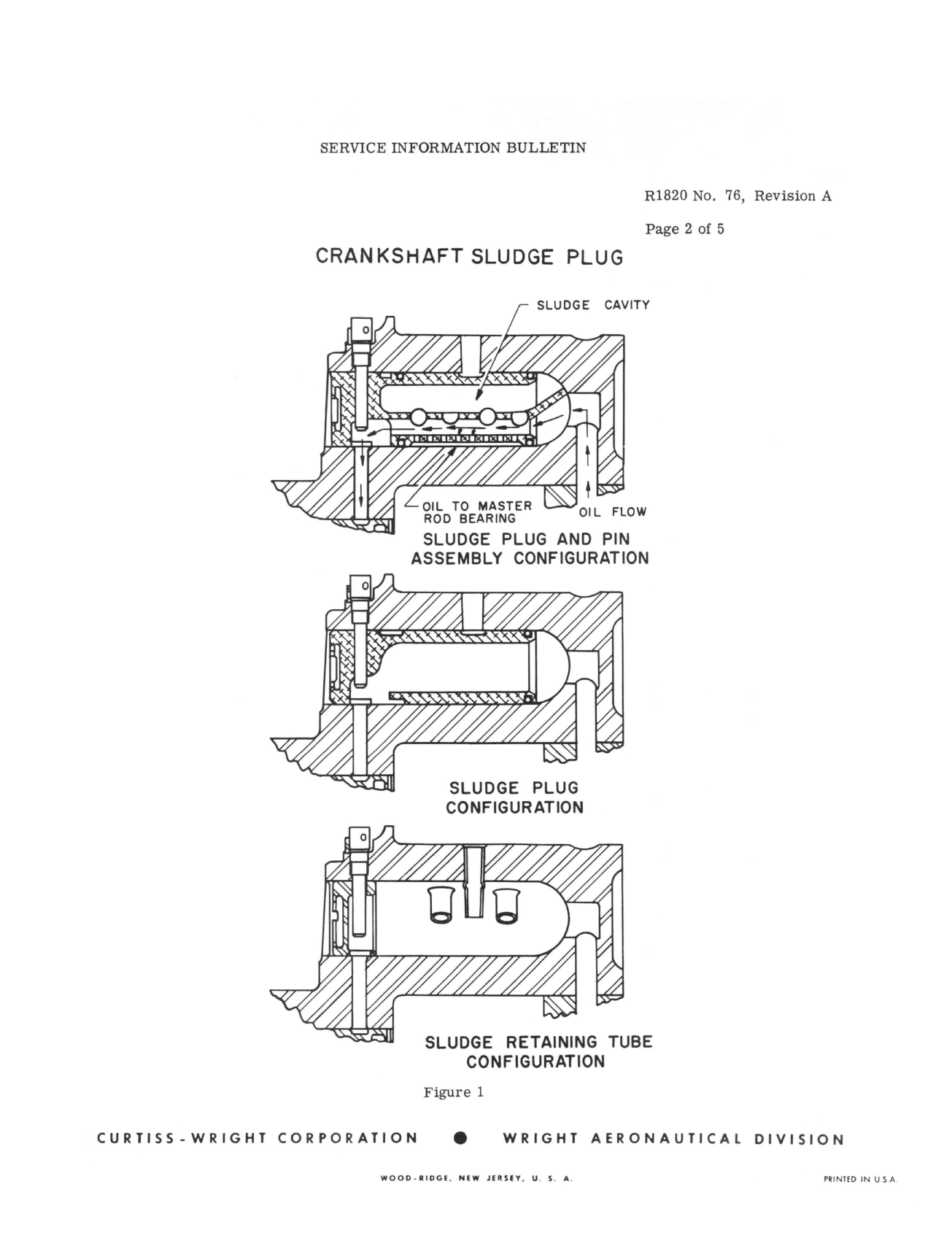Sample page 2 from AirCorps Library document: Provision for Crankshaft Crankpin Sludge Retaining Plug & Pin Assembly