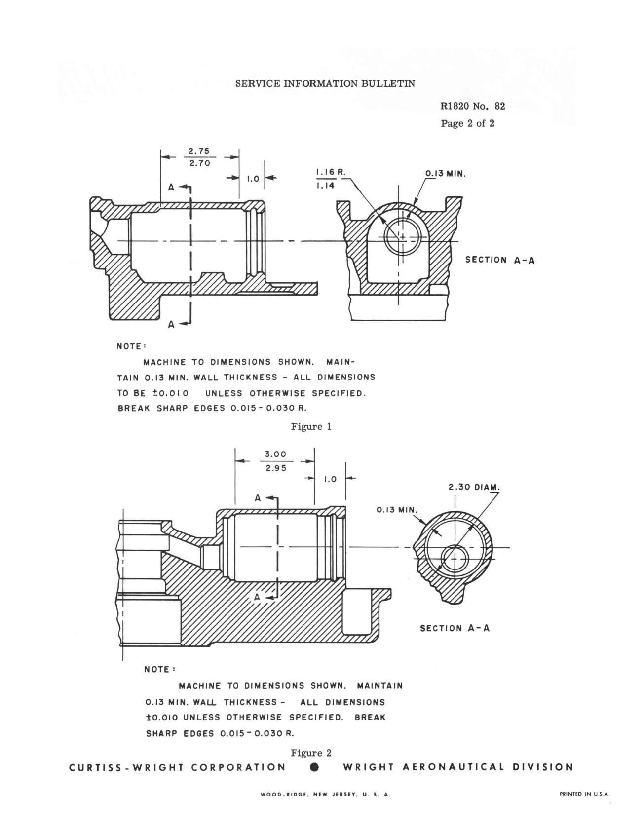 Sample page 2 from AirCorps Library document: Inspection & Rework of Supercharger Rear Cover Strainer Bore