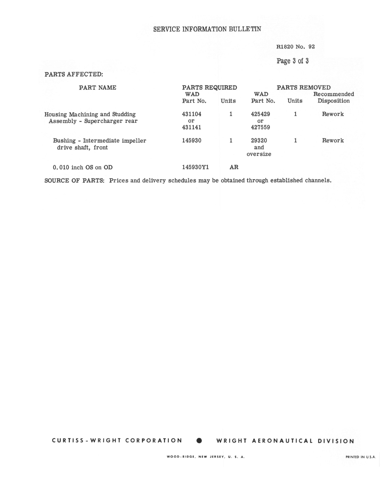 Sample page 3 from AirCorps Library document: Provision of Grooved Intermediate Impeller Drive Shaft Bushing