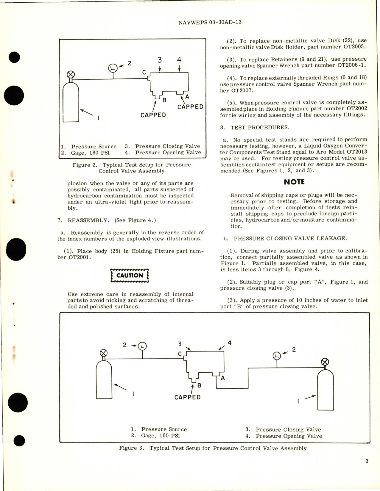 Sample page 5 from AirCorps Library document: Overhaul Instructions with Parts Breakdown for Pressure Control Valve - Part 21190
