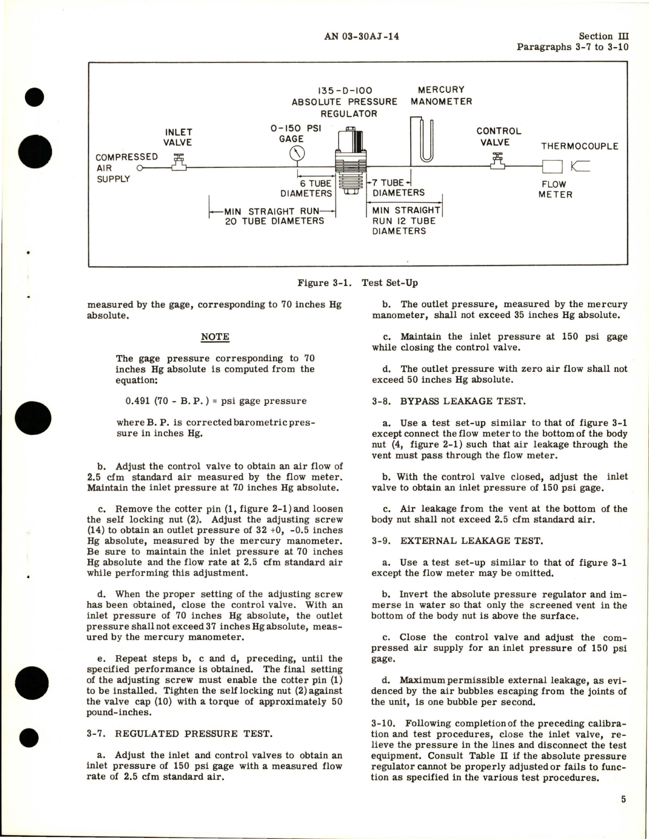 Sample page 7 from AirCorps Library document: Overhaul Instructions for Absolute Pressure Regulator - Models 135-D-100-1, 135-D-100-3, 135-D-100-4, and 135-D-100-5