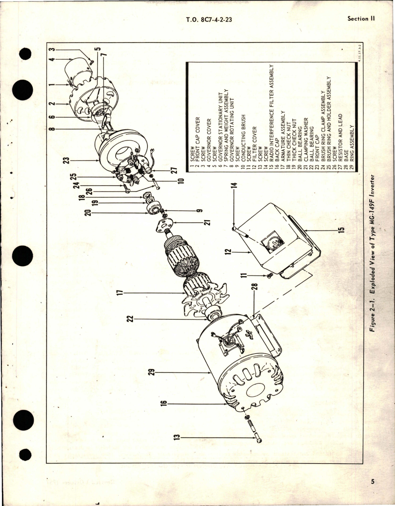 Sample page 7 from AirCorps Library document: Overhaul Instructions for Inverters - Types MG-149F and MG-149H