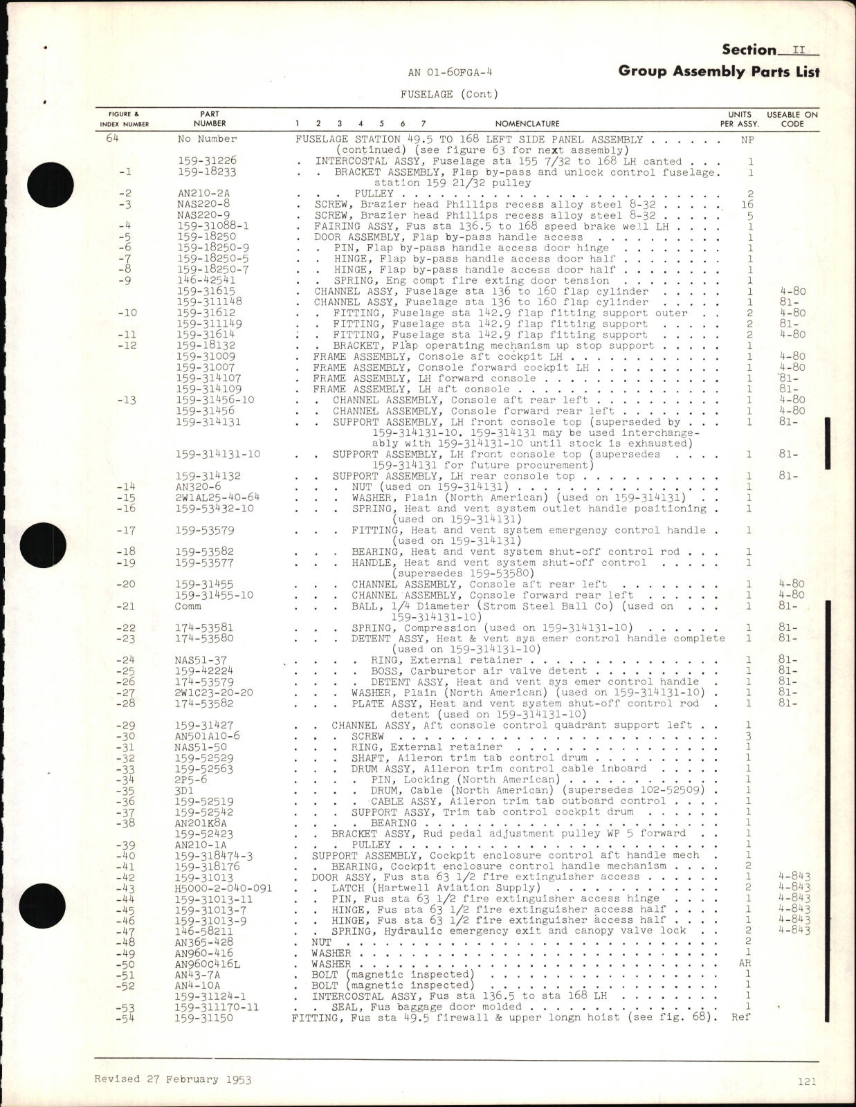 Sample page 7 from AirCorps Library document: Illustrated Parts Breakdown for T-28A Aircraft