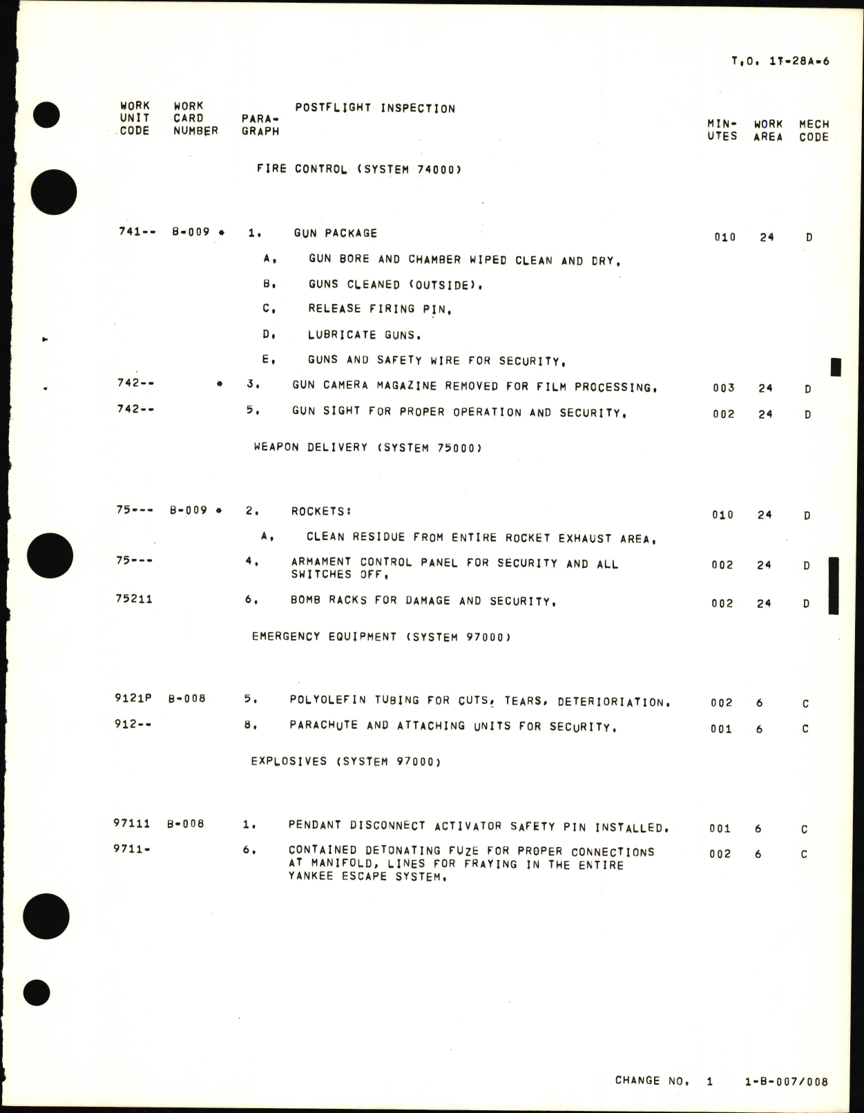Sample page 9 from AirCorps Library document: Inspection Requirements for T-28A, T-28B, T-28C  and AT-28D Aircraft