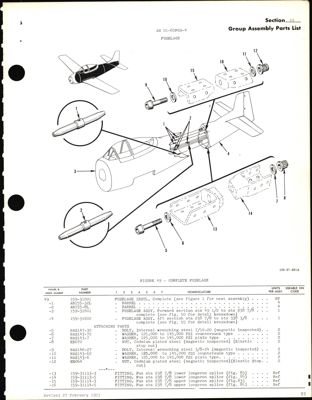 Sample page 7 from AirCorps Library document: Illustrated Parts Breakdown for T-28A Aircraft