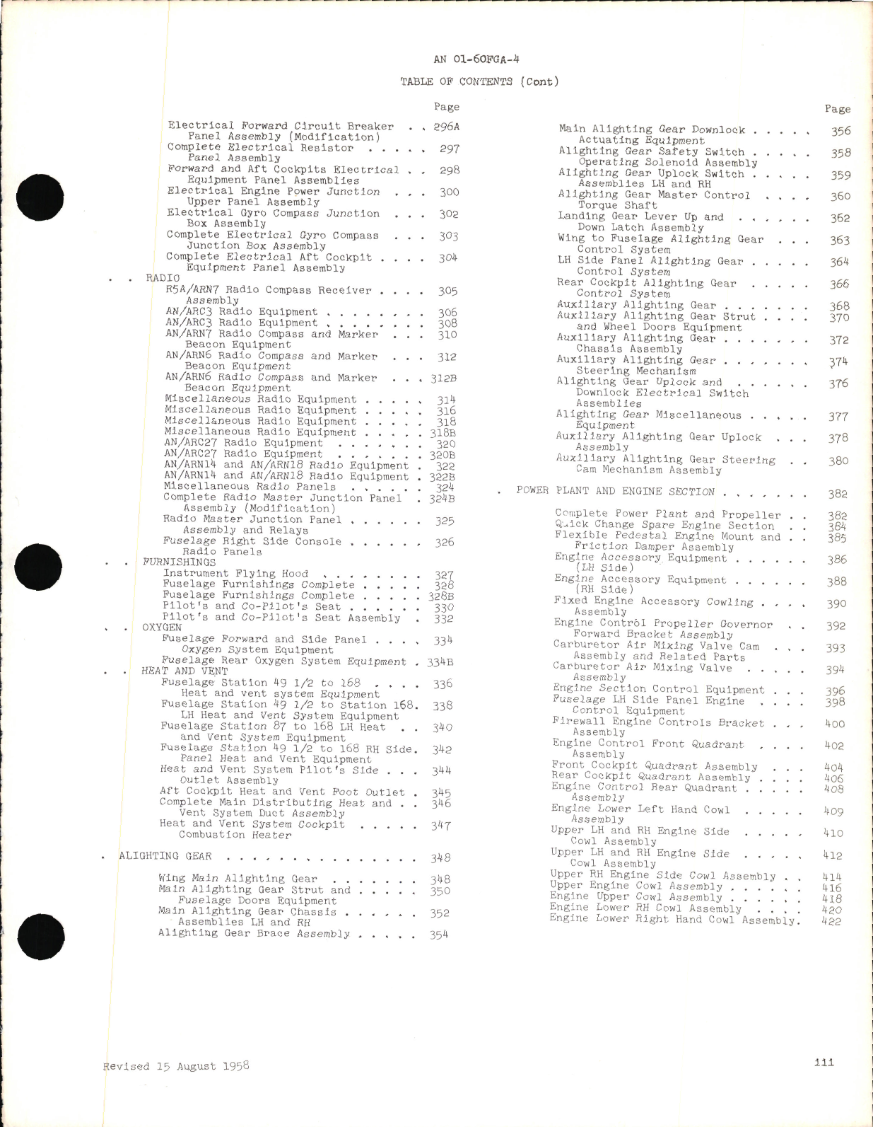 Sample page 7 from AirCorps Library document: Illustrated Parts Breakdown for T-28A Aircraft