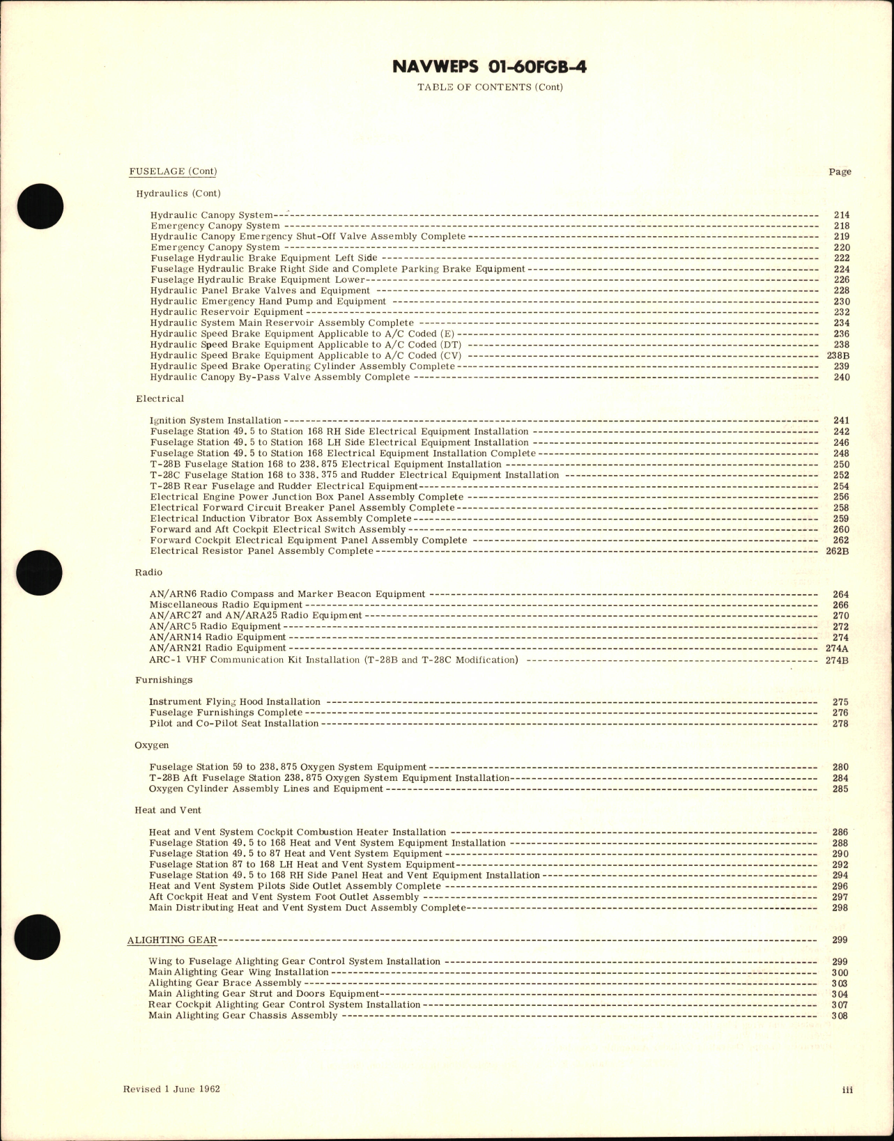 Sample page 7 from AirCorps Library document: Illustrated Parts Breakdown for T-28B and T-28C Aircraft