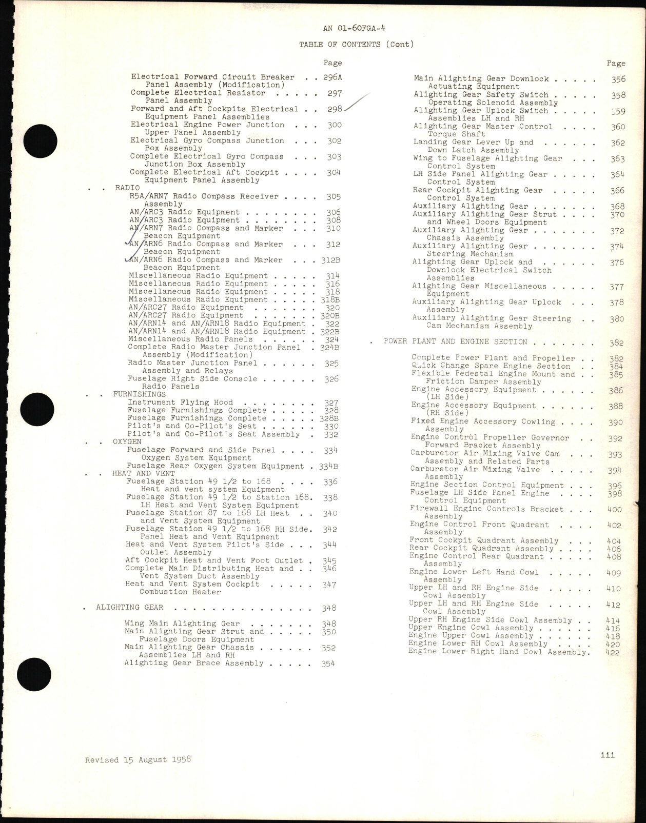 Sample page 7 from AirCorps Library document: Illustrated Parts Breakdown for T-28B and T-28C Aircraft