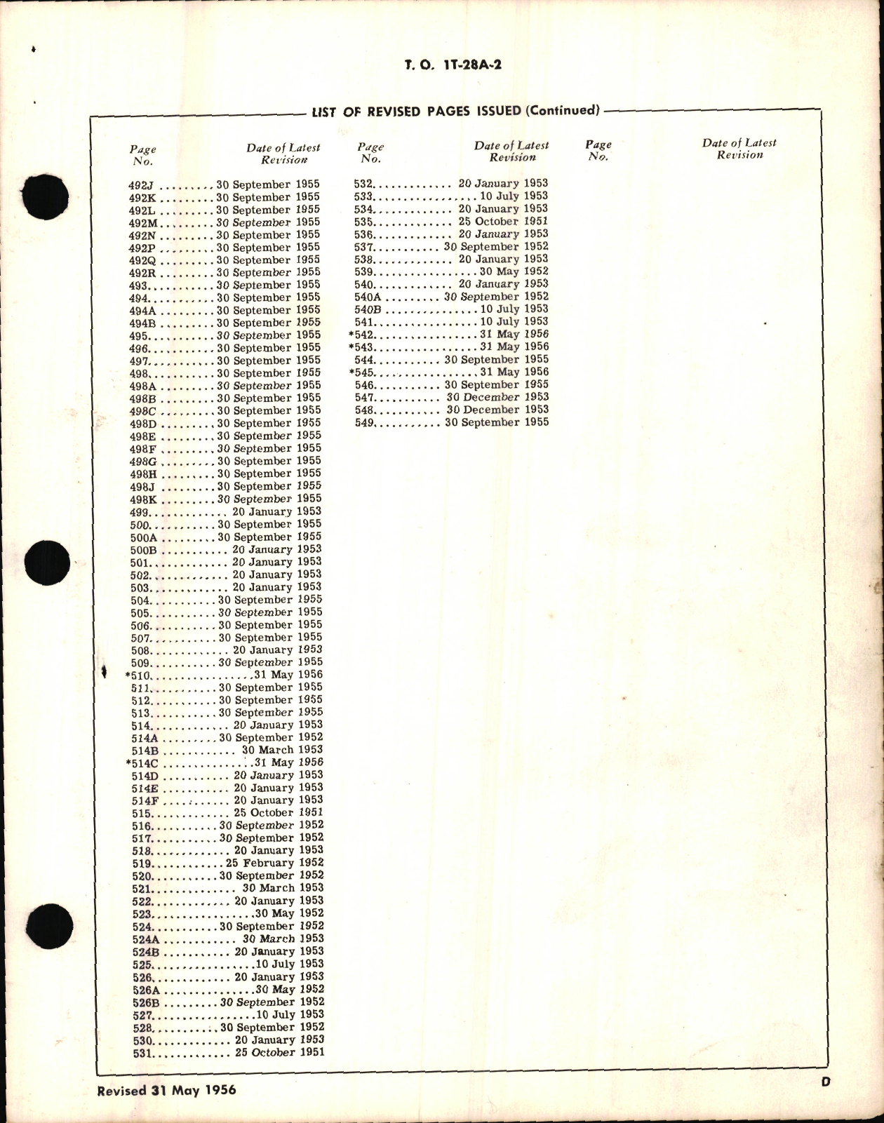 Sample page 5 from AirCorps Library document: Handbook of Maintenance Instructions for USAF Series T-28A Aircraft