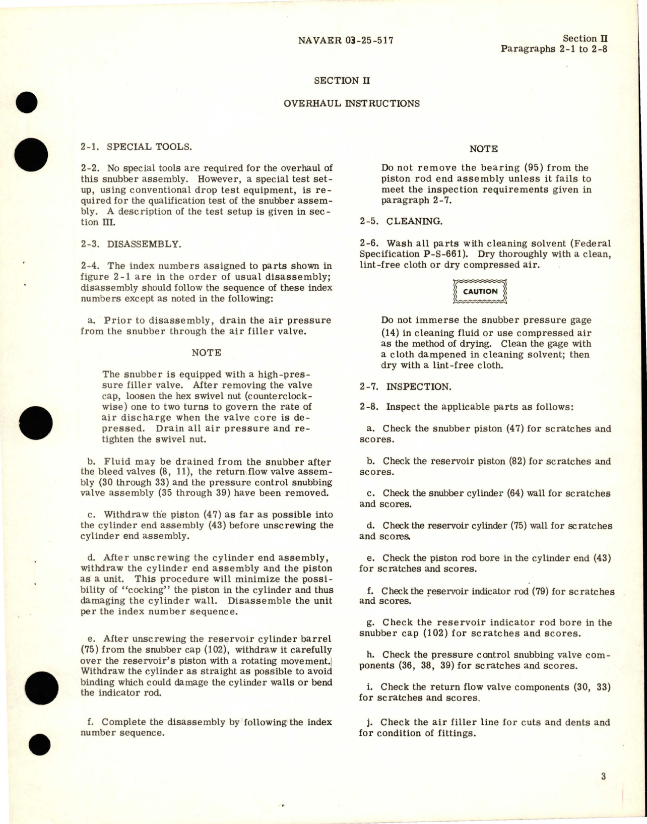 Sample page 5 from AirCorps Library document: Overhaul Instructions for Arresting Gear Snubber Assembly - Part 181-56201 and 181-56201-10 