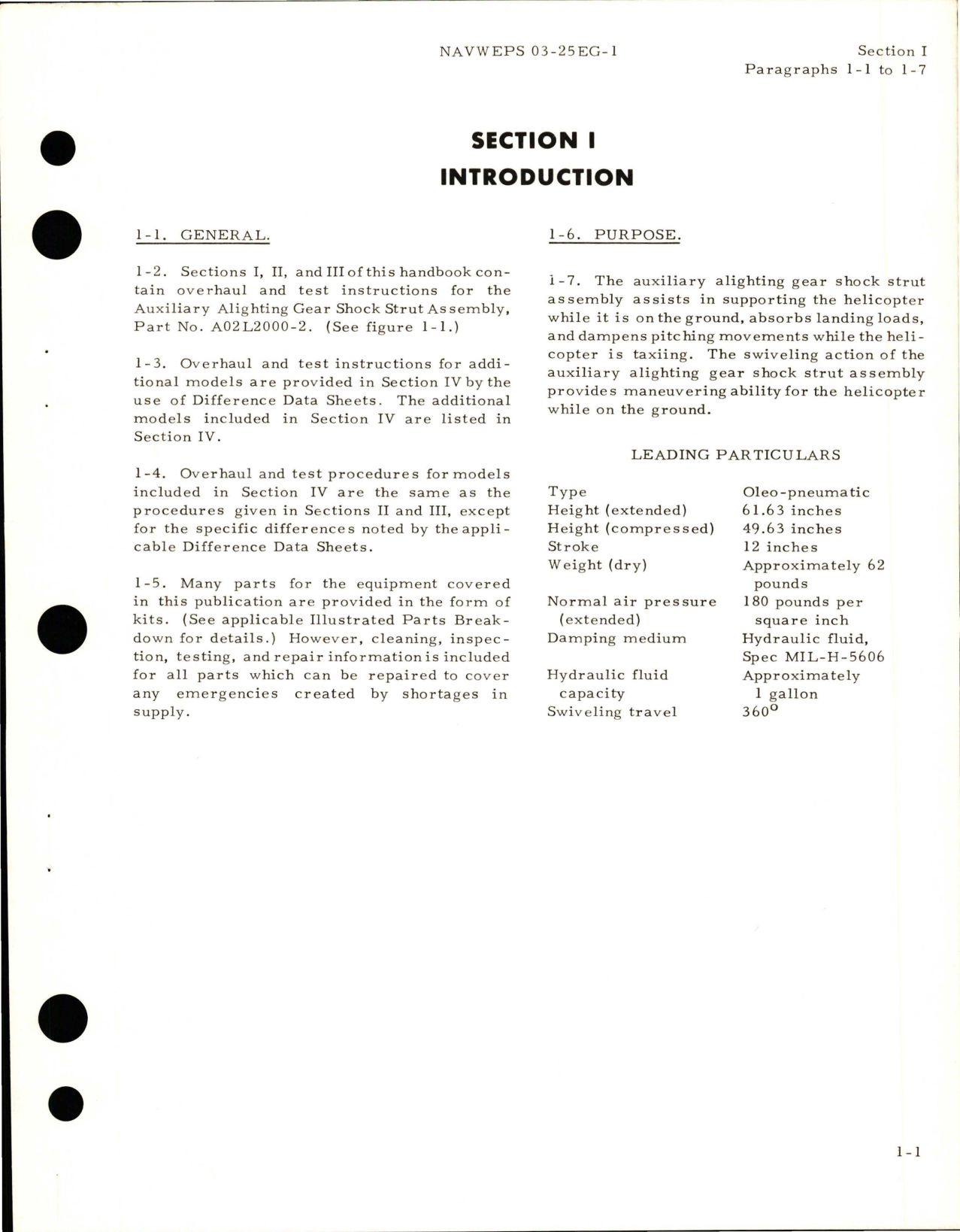Sample page 5 from AirCorps Library document: Overhaul Instructions for Auxiliary Alighting Gear Shock Strut Assembly - Part A02L2000-2 and A02L2000-4