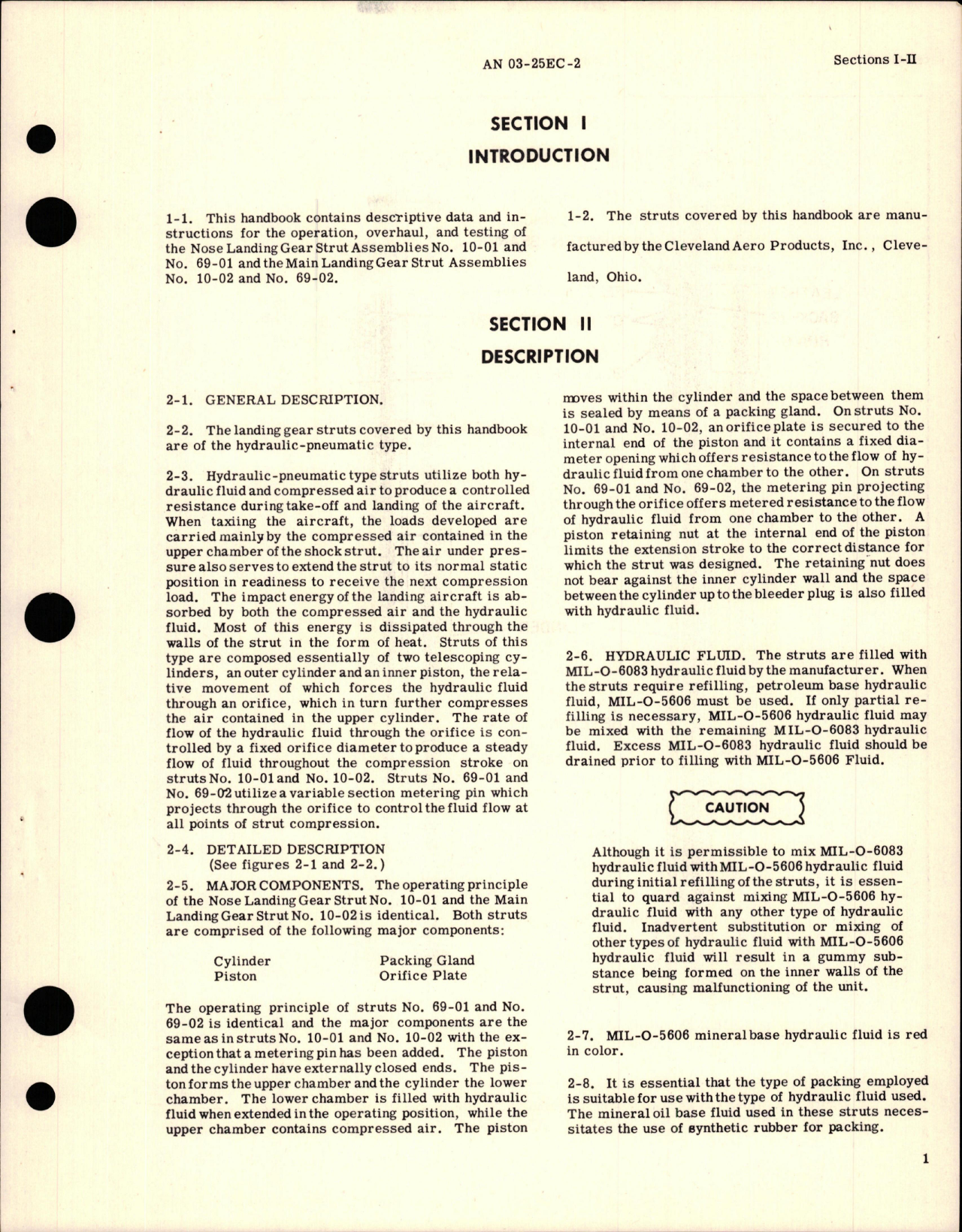 Sample page 5 from AirCorps Library document: Overhaul Instructions for Nose Landing Gear and Main Landing Gear Strut Assembly