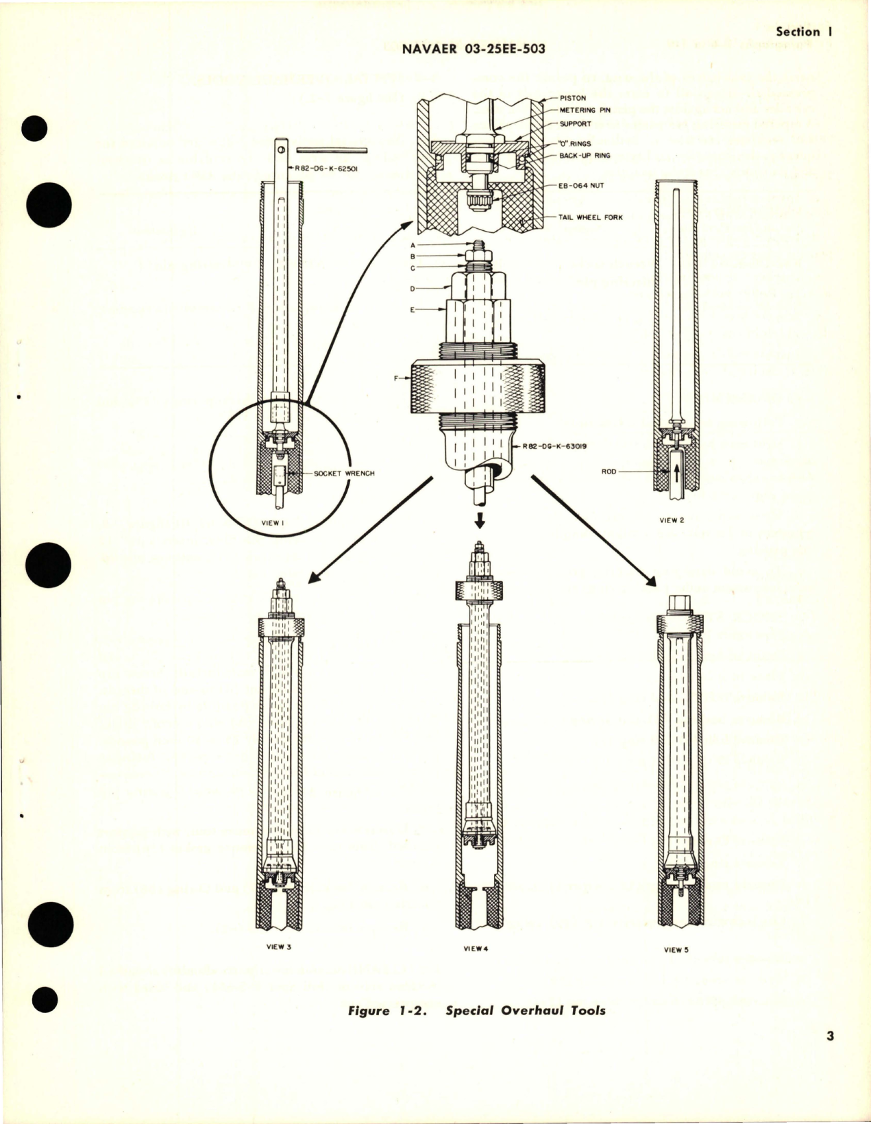 Sample page 5 from AirCorps Library document: Overhaul Instructions with Parts Catalog for Tail Gear Bumper Actuating Cylinder and Shock Strut - 5266390-500