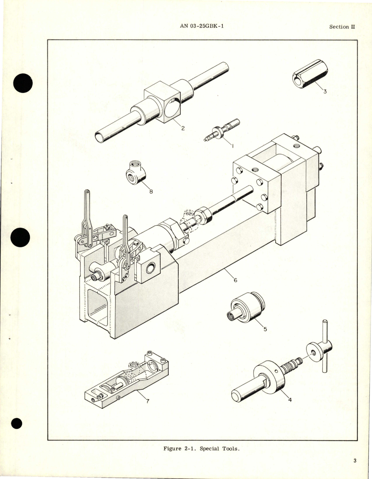 Sample page 7 from AirCorps Library document: Overhaul Instructions for Hydraulic Power Cylinders - Parts 10370-3, 10370-3A, 10380-3, and 10380-3A