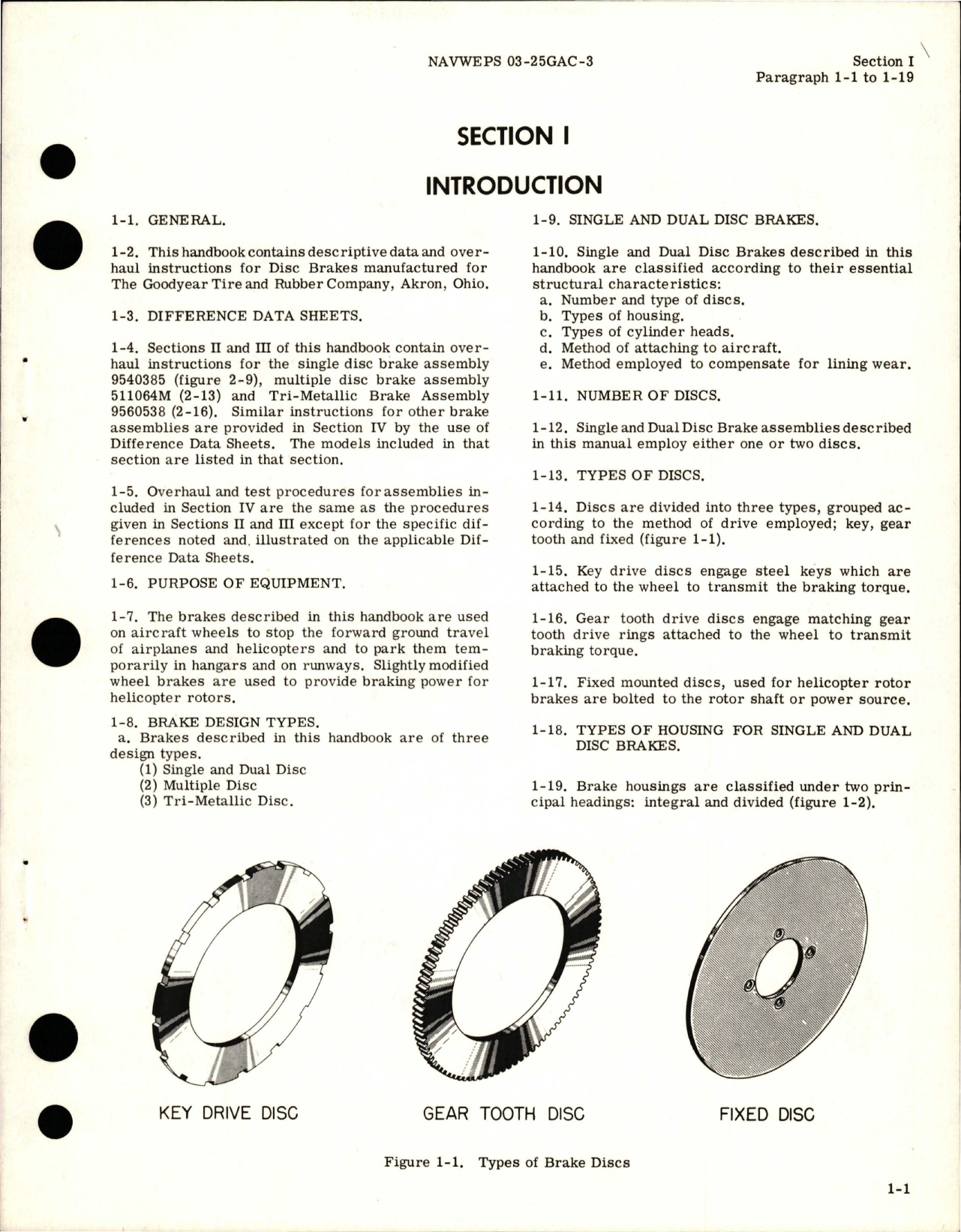 Sample page 5 from AirCorps Library document: Overhaul Instructions for Disc Brakes