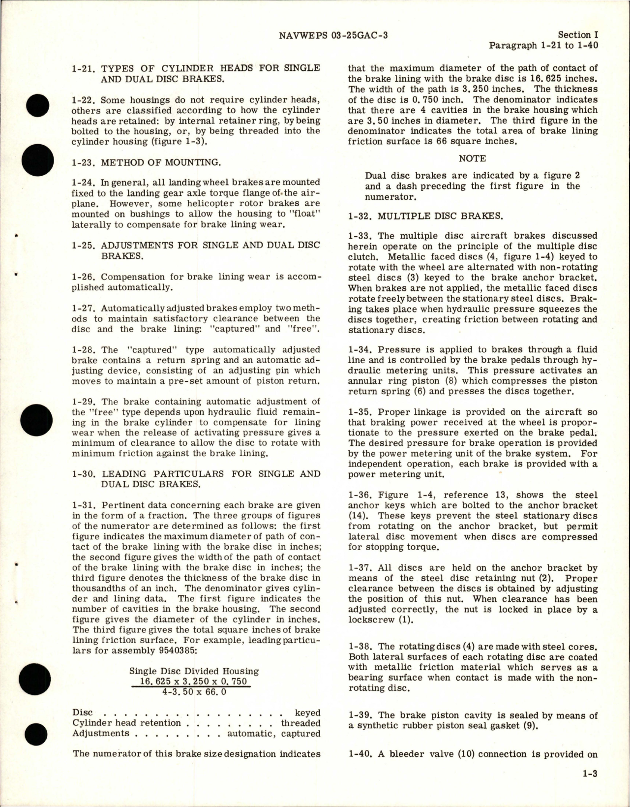 Sample page 7 from AirCorps Library document: Overhaul Instructions for Disc Brakes