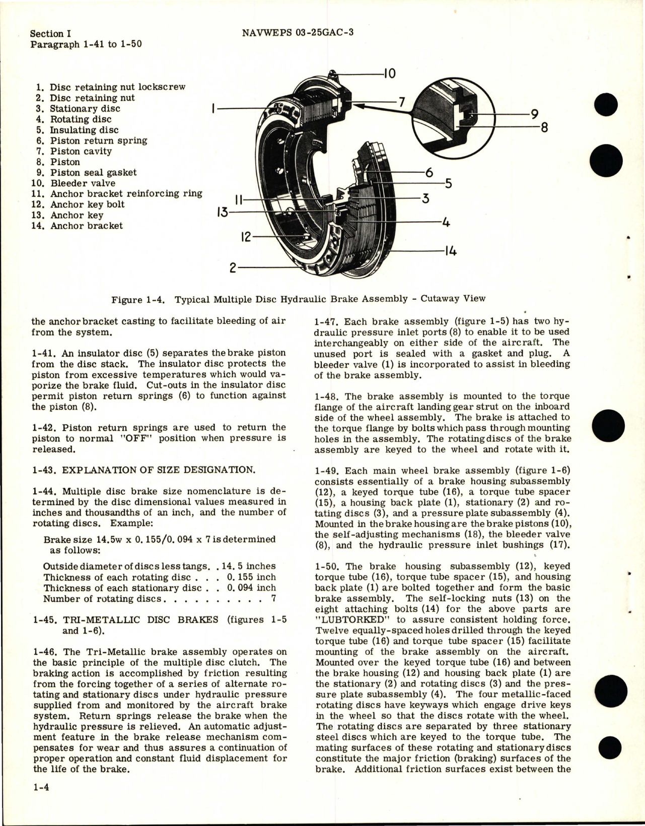 Sample page 8 from AirCorps Library document: Overhaul Instructions for Disc Brakes
