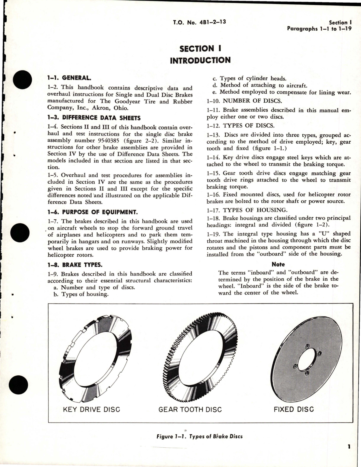 Sample page 5 from AirCorps Library document: Overhaul Instructions for Single and Dual Disc Brakes