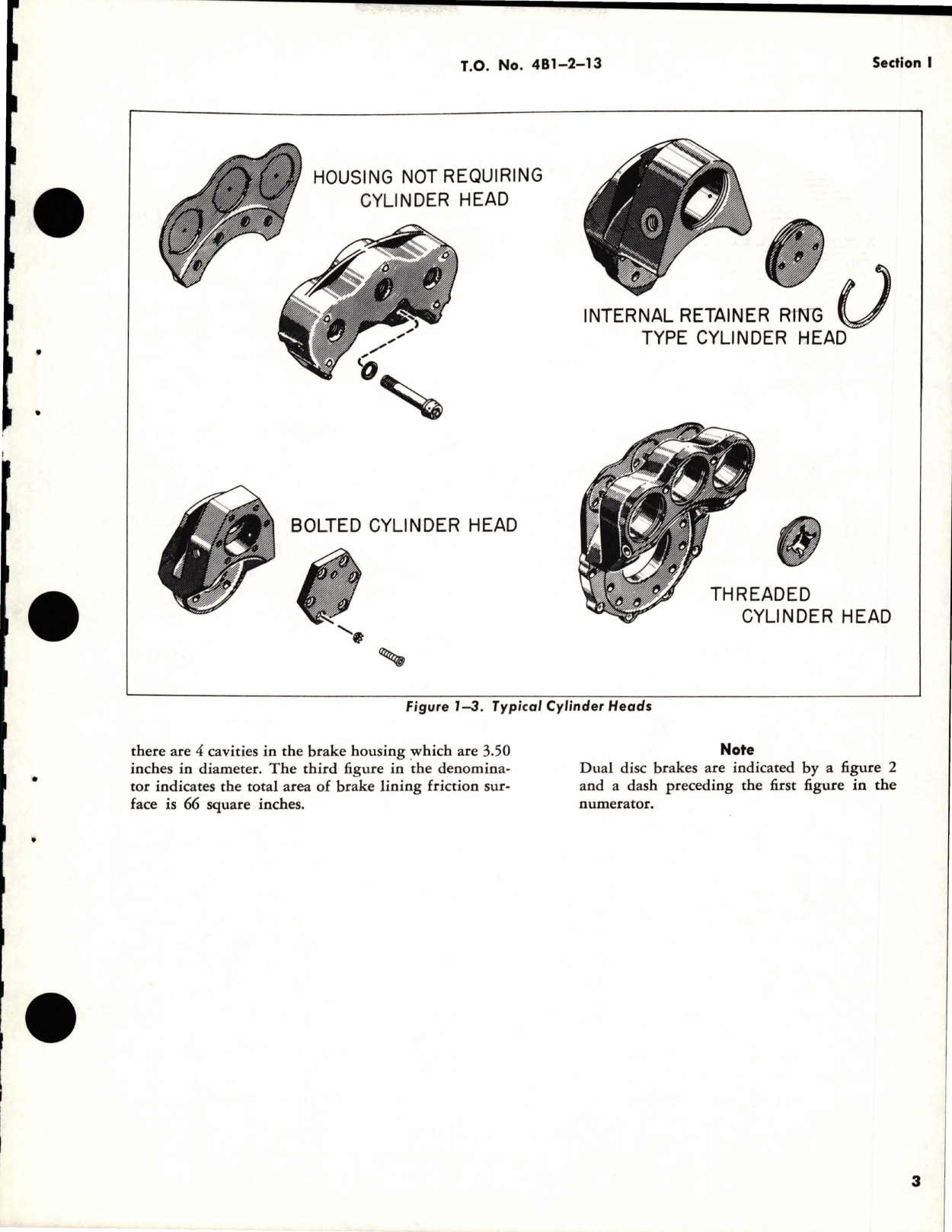 Sample page 7 from AirCorps Library document: Overhaul Instructions for Single and Dual Disc Brakes
