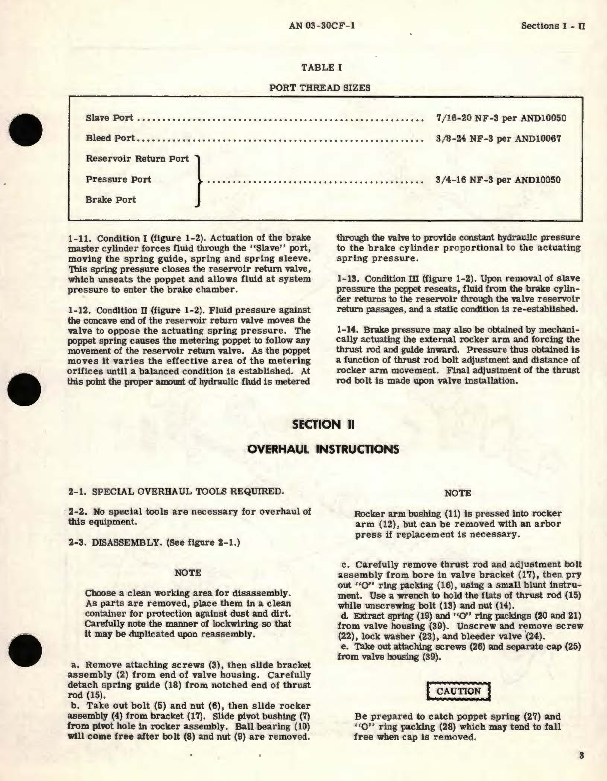 Sample page 5 from AirCorps Library document: Overhaul Instructions for Hydraulic Power Brake Valve Model 4L20003