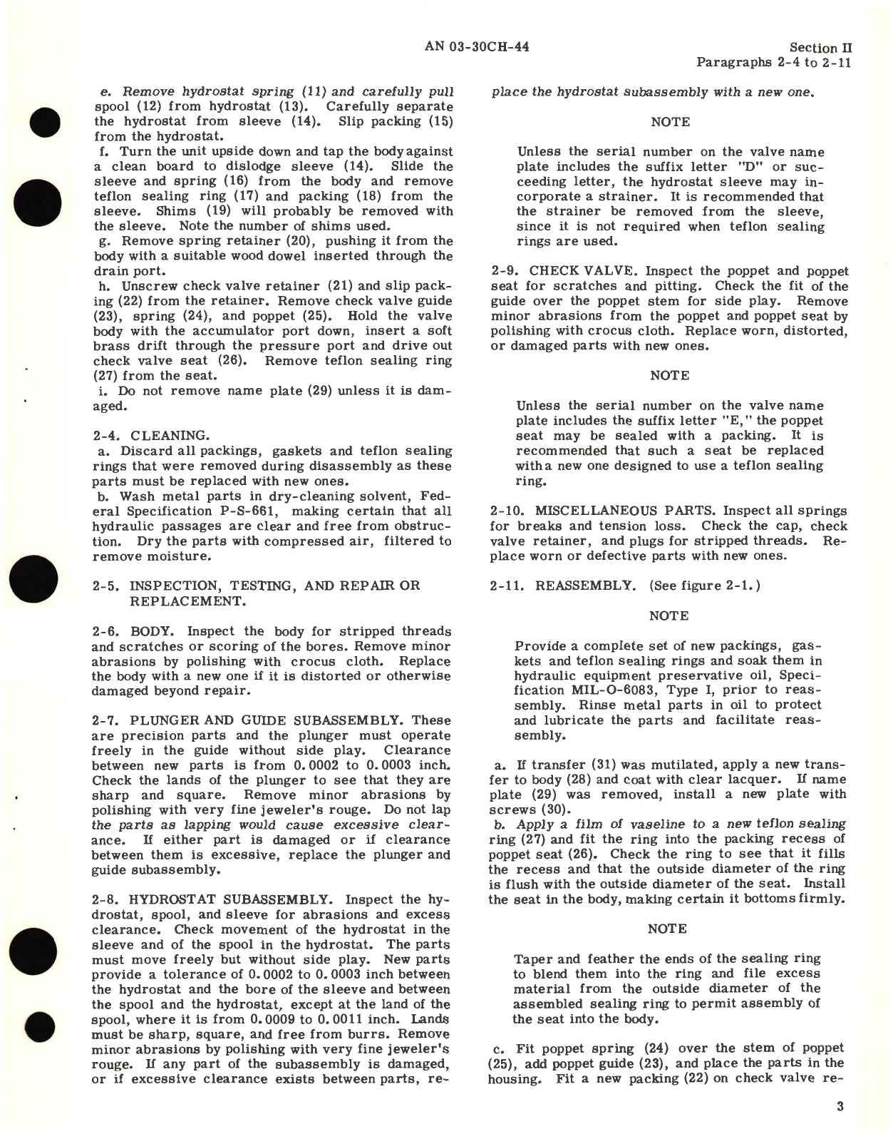 Sample page 7 from AirCorps Library document:  Overhaul Instructions for Unloading Valve Assembly Models AA-34540, AA-34554 