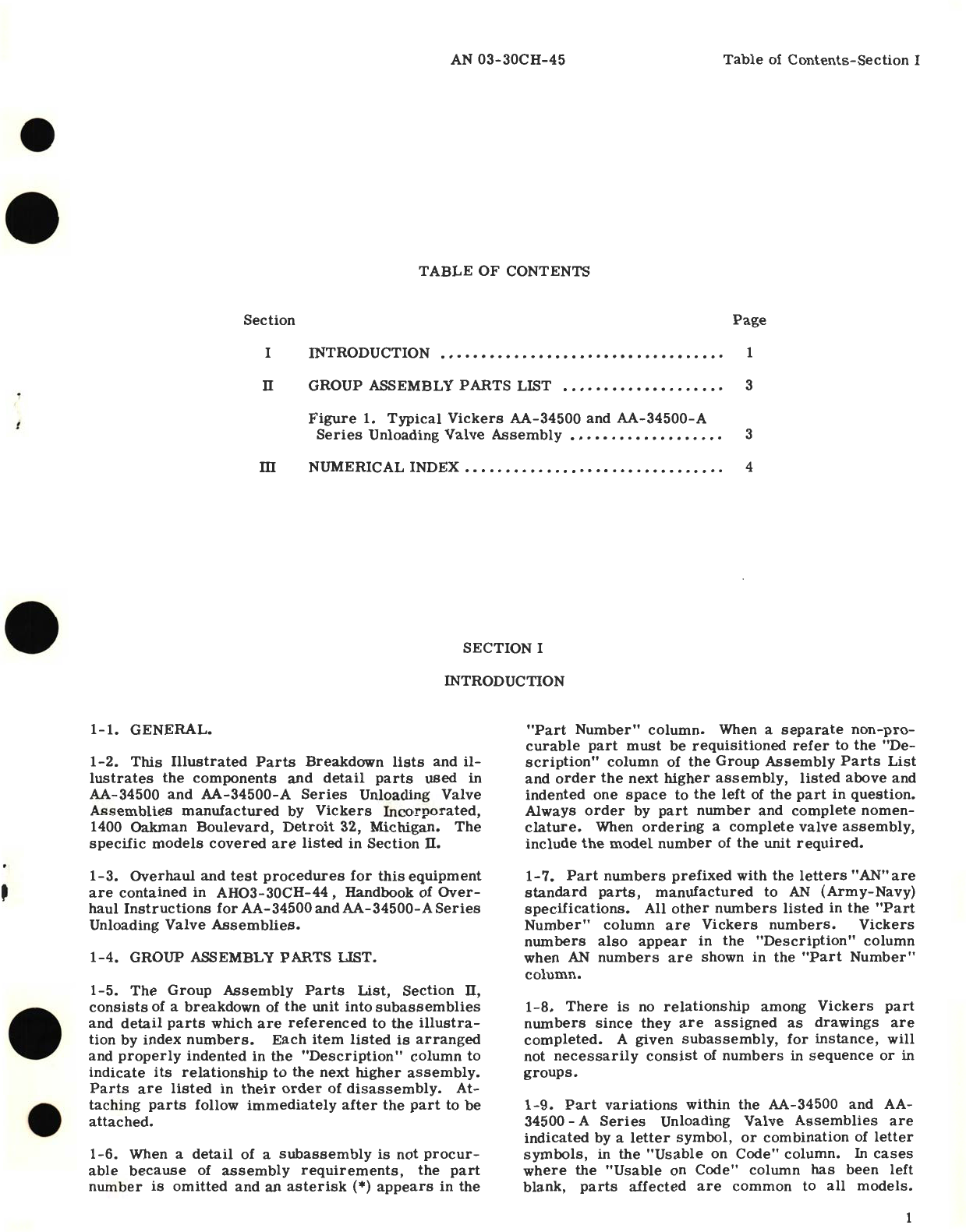 Sample page 3 from AirCorps Library document: Overhaul Instructions for Unloading Valve Assembly Models AA-34540, AA-34554