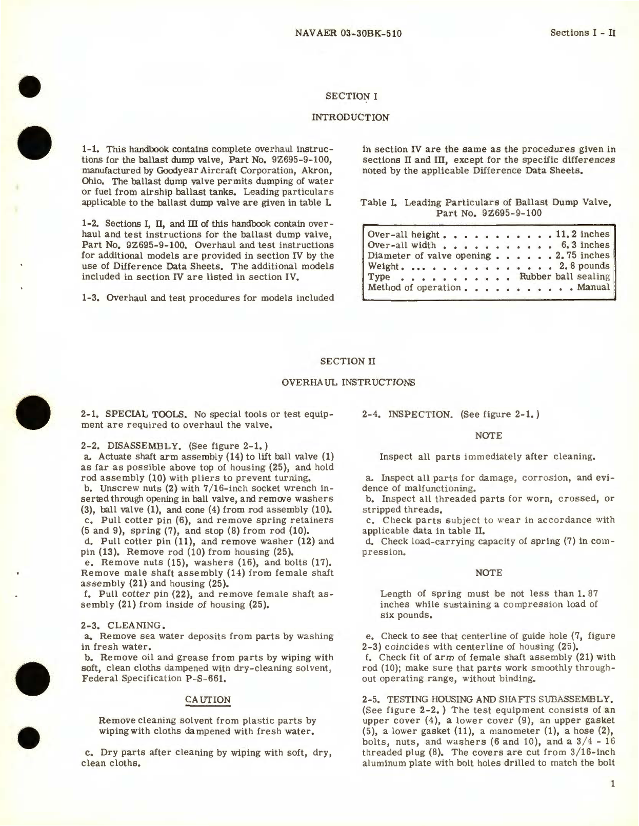 Sample page 5 from AirCorps Library document: Overhaul Instructions for Ballast Dump Valves Part No. 9Z695 