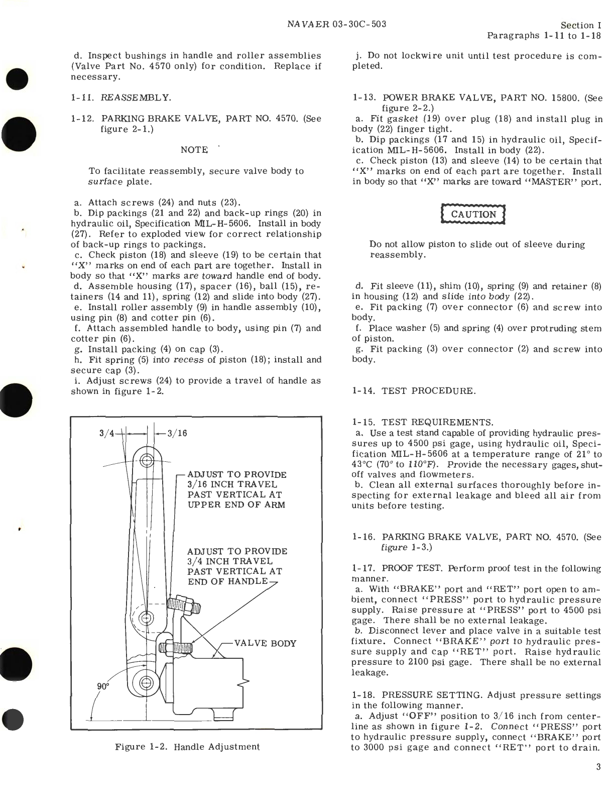 Sample page 5 from AirCorps Library document: Overhaul Instructions with Parts Catalog for Parking Brake Valve Part No. 45670 and Power Brake Valve Part No. 15800 