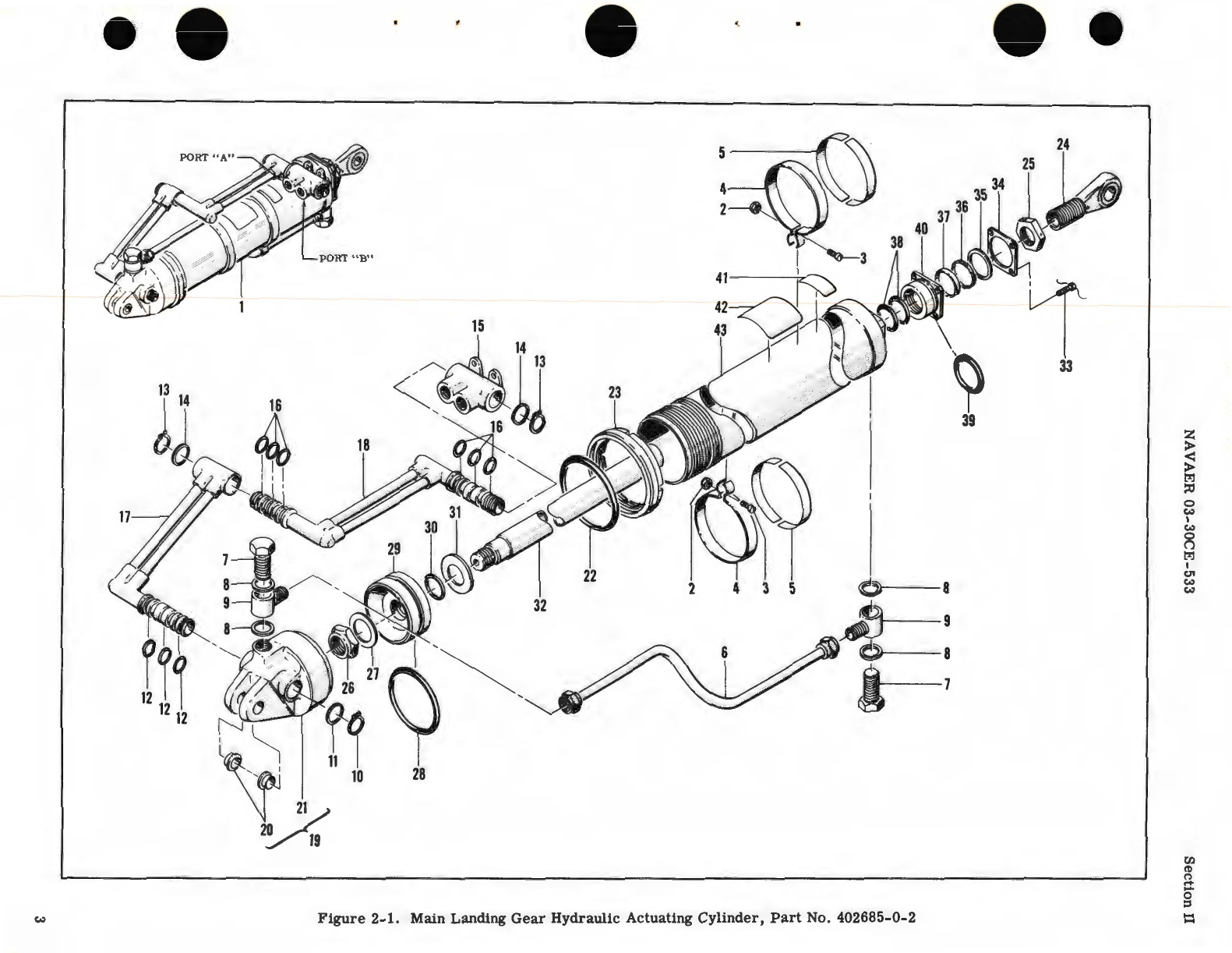 Sample page 5 from AirCorps Library document: Overhaul Instructions for Main Landing Gear Hydraulic Actuating Cylinders Part No. 402685, 405308 