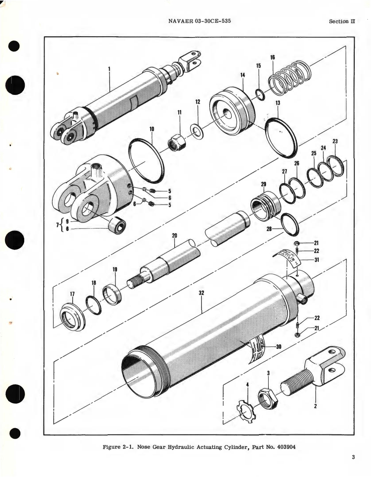 Sample page 5 from AirCorps Library document: Overhaul Instructions for Nose Gear Hydraulic Actuating Cylinders Part No. 403904, 402686