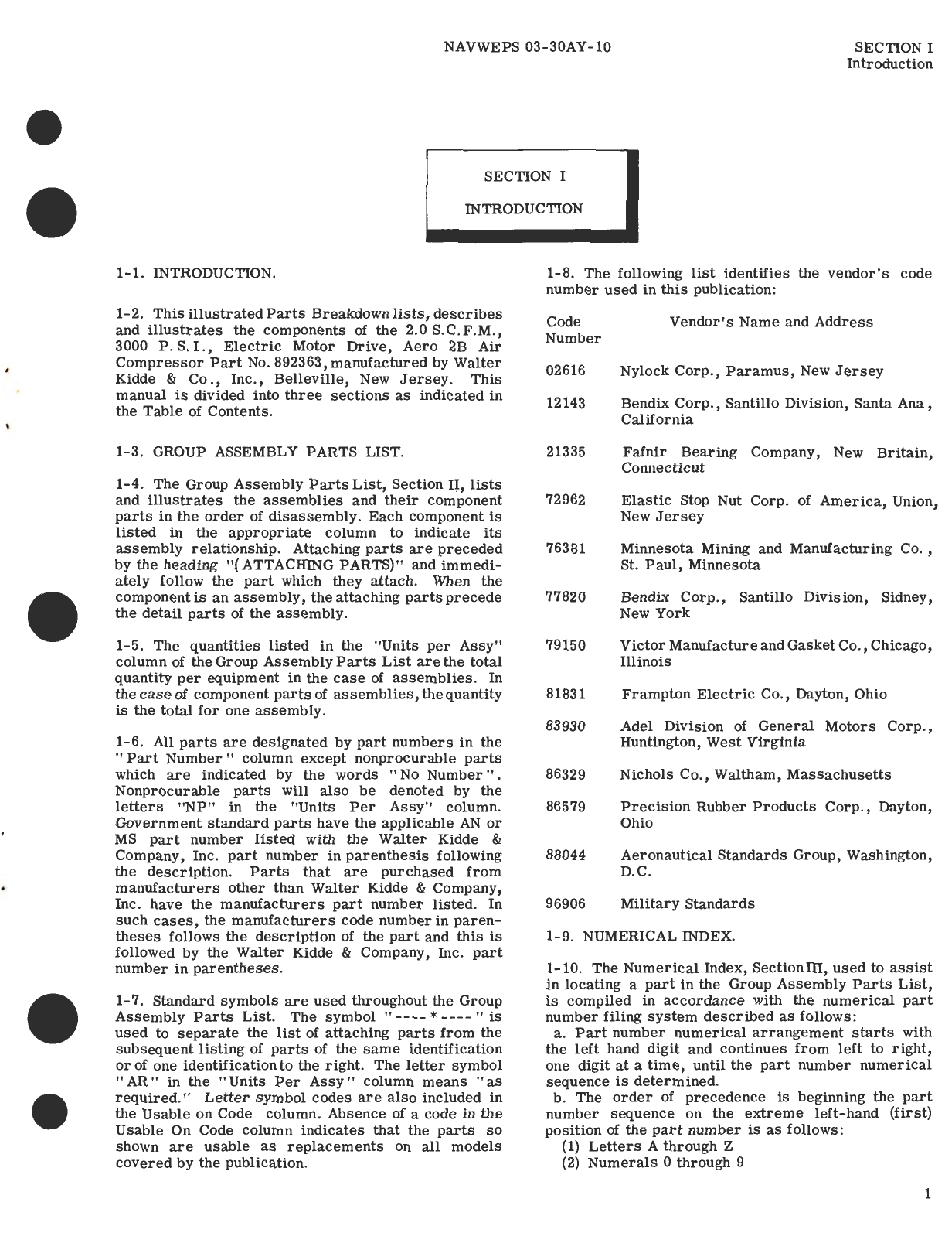 Sample page 5 from AirCorps Library document: Illustrated Parts Breakdown for Aero 2B Pneumatic Compressor Part No. 892363