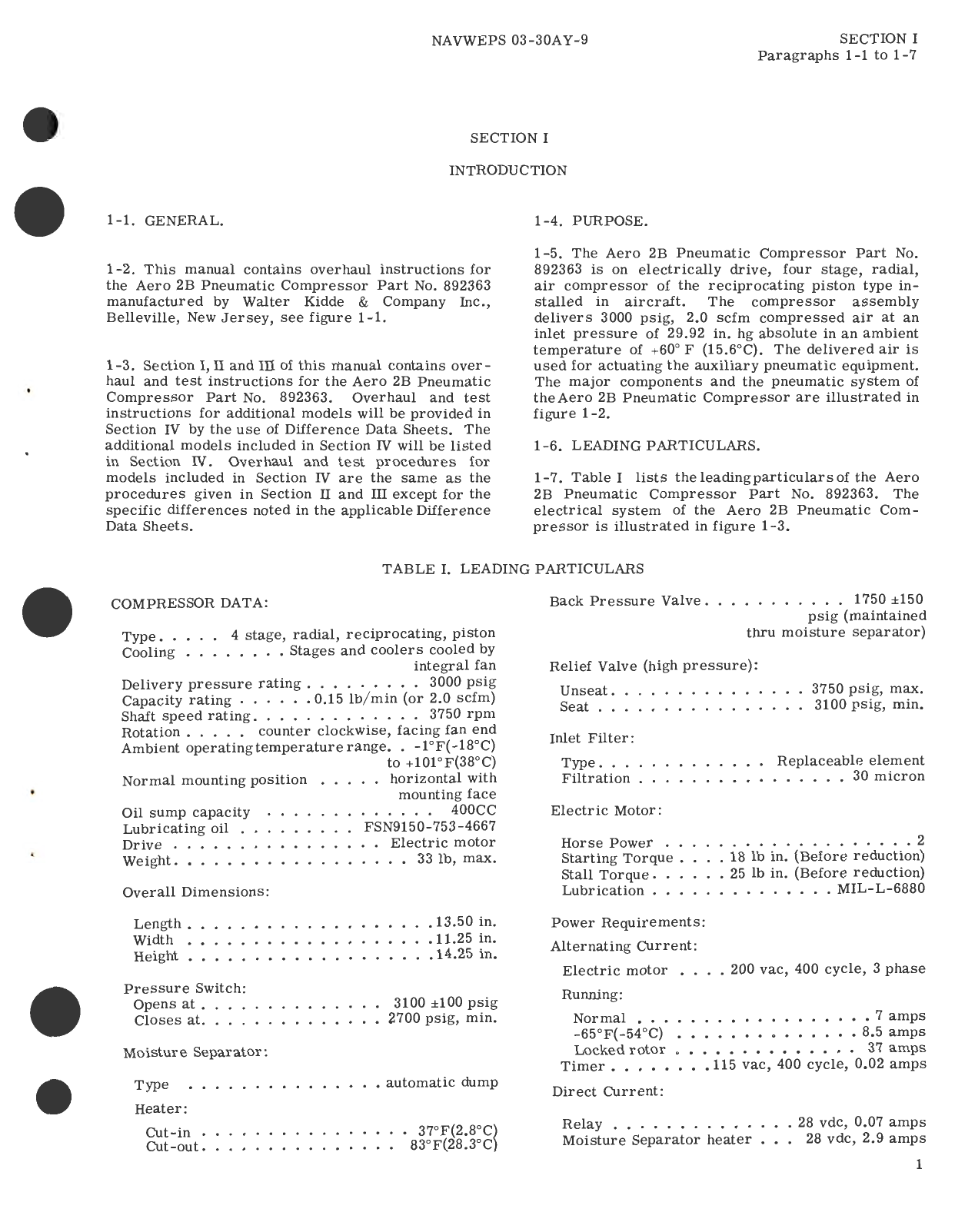 Sample page 5 from AirCorps Library document: Overhaul for Aero 2B Pneumatic Compressor Part No. 892363 