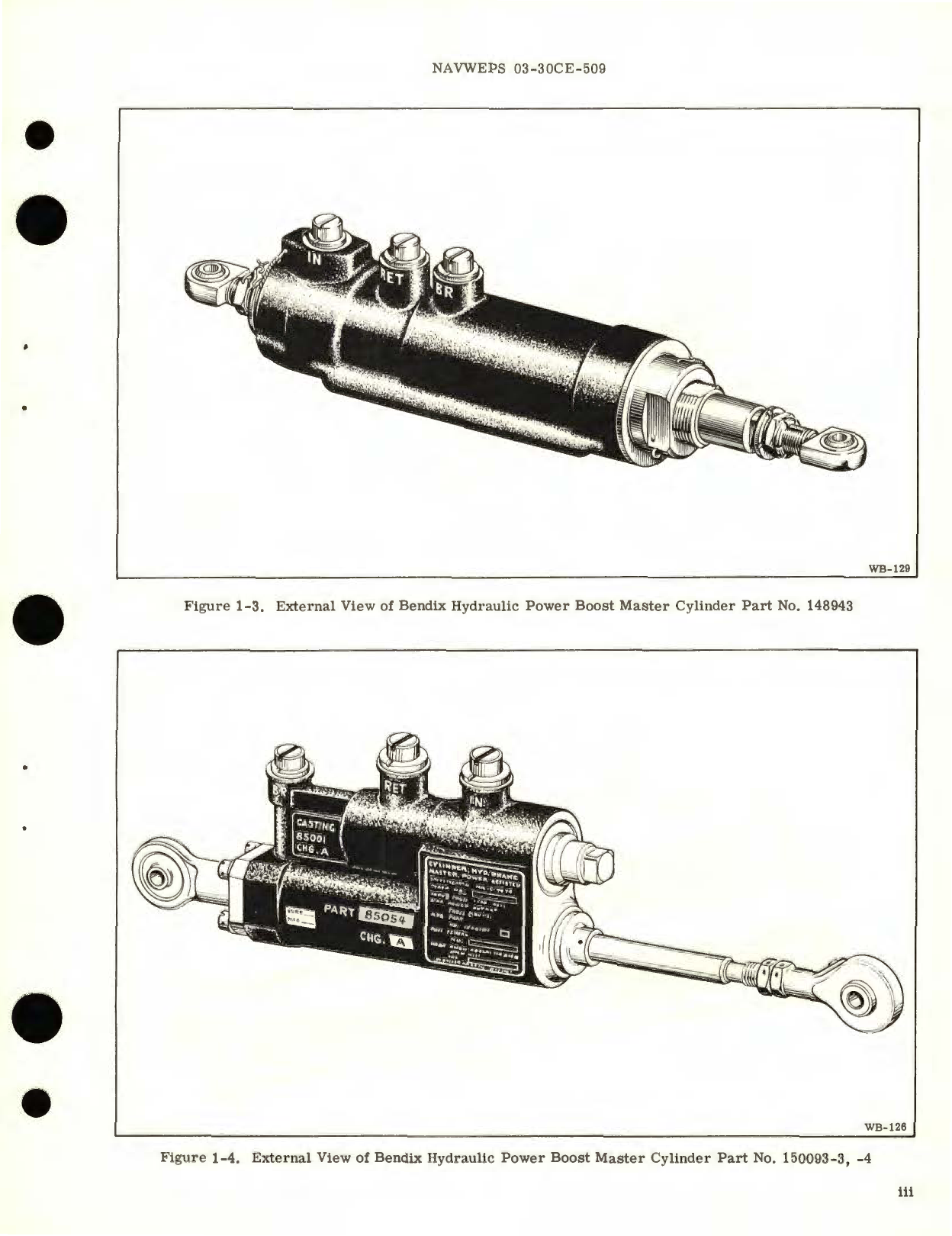 Sample page 5 from AirCorps Library document: Overhaul Instructions for Power Boost Master Cylinder Part No.146620, 146877, 146998, 147965 