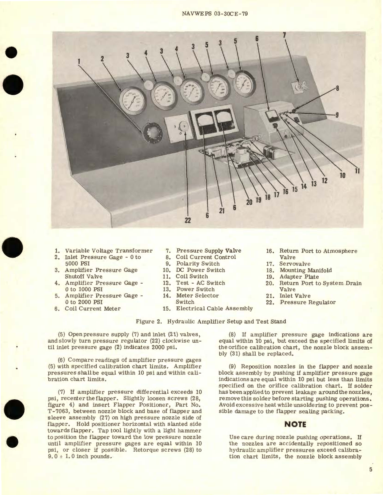 Sample page 7 from AirCorps Library document: Overhaul Instructions with Parts Breakdown for Servovalve Model 21-226, Part No. 010-07973 (Bendix Part No. 87153)