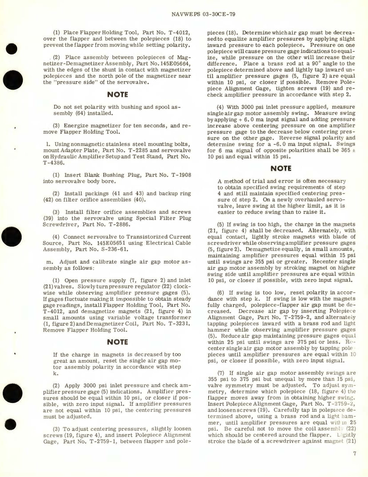 Sample page 9 from AirCorps Library document: Overhaul Instructions with Parts Breakdown for Servovalve Model 21-226, Part No. 010-07973 (Bendix Part No. 87153)