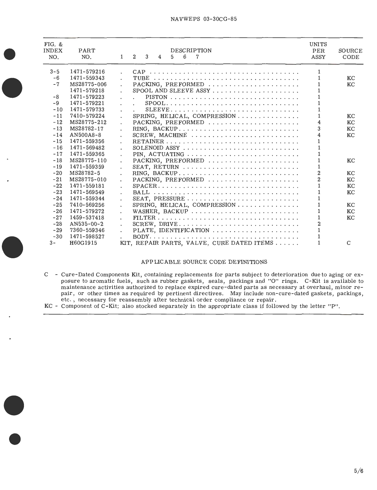 Sample page 5 from AirCorps Library document: Overhaul Instructions with Parts Breakdown for 2-Position 3-Way Solenoid Pilot Operated Valve Part No. 1371-598210 