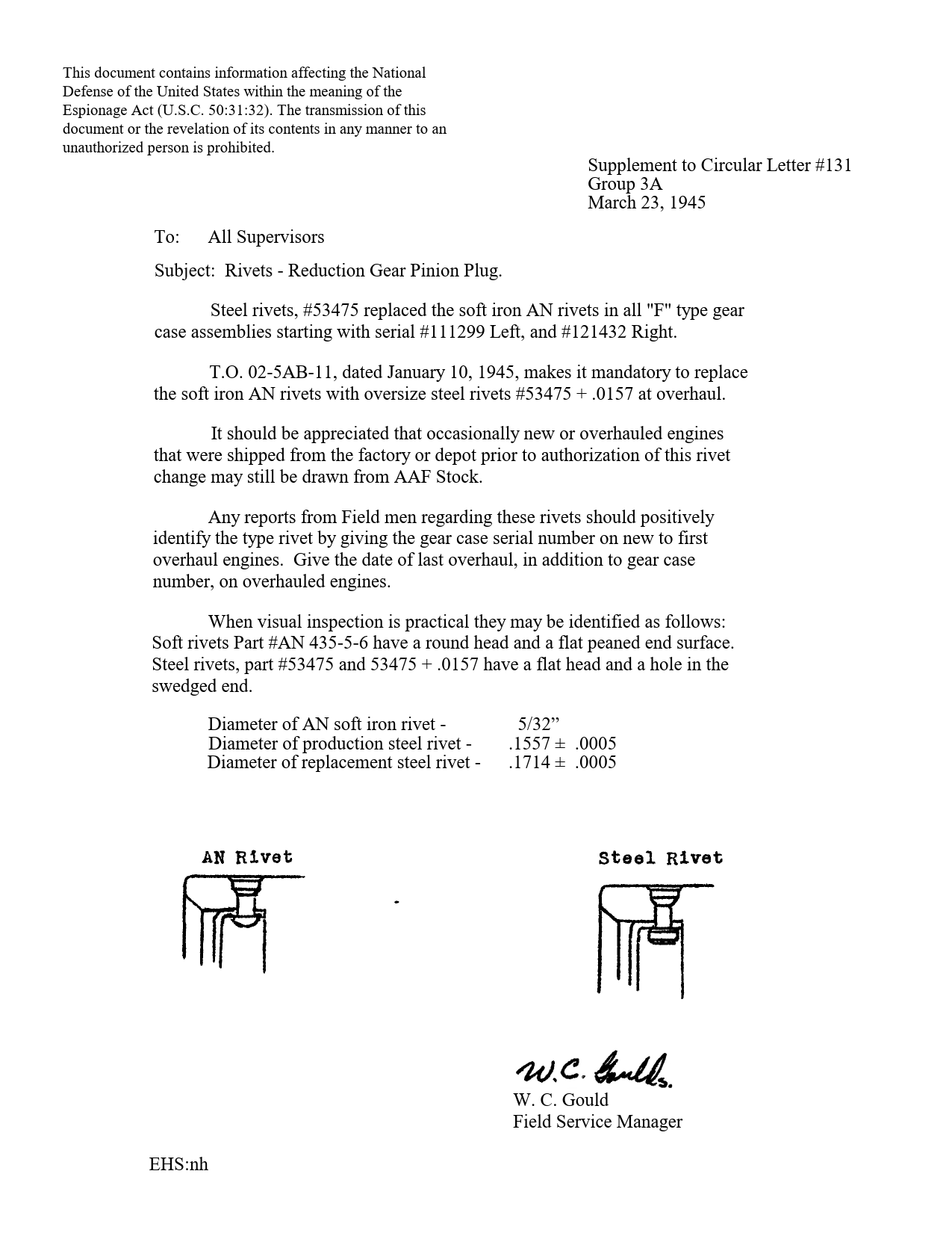 Sample page 1 from AirCorps Library document: Reduction Gear Pinion Plug