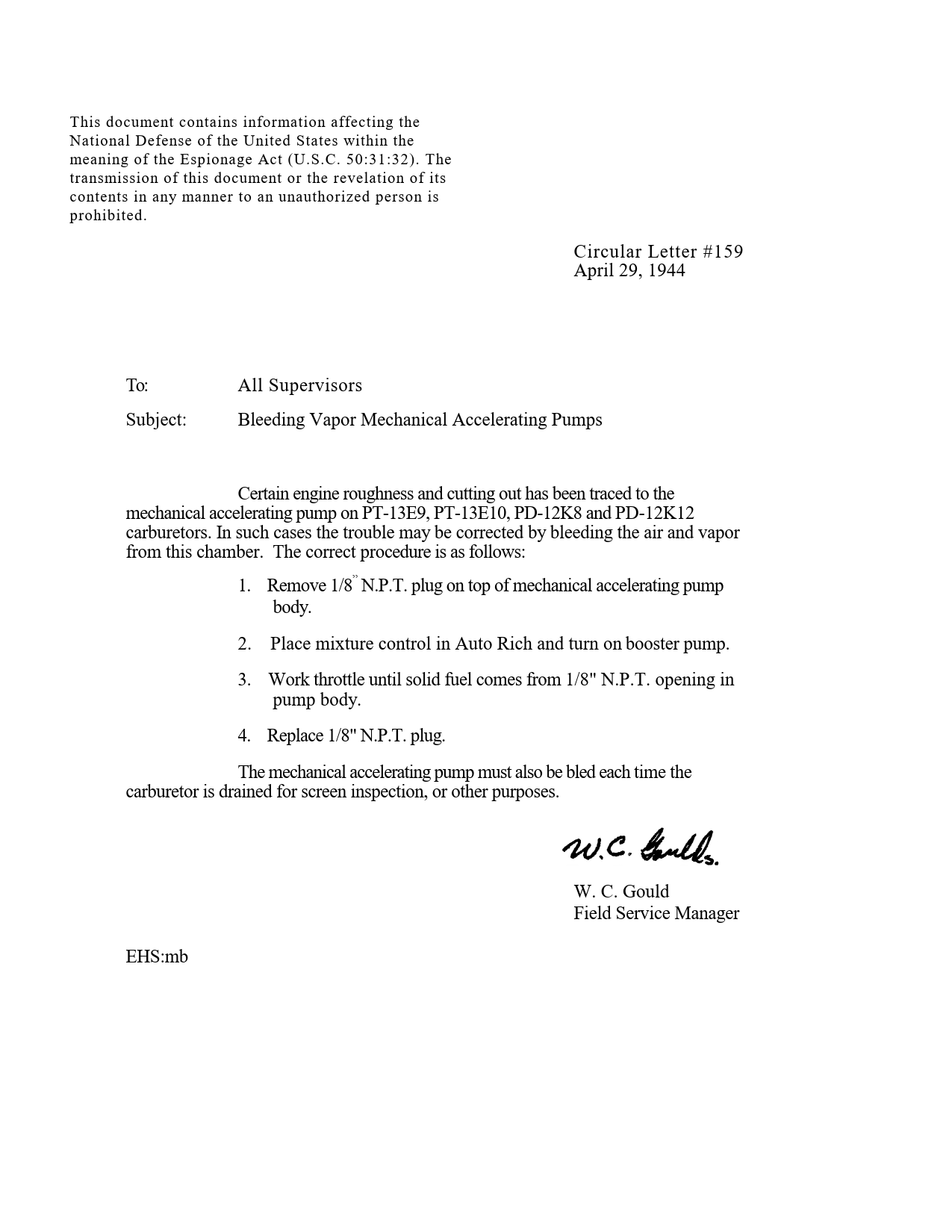 Sample page 1 from AirCorps Library document: Bleeding Vapor Mechanical Accelerating Pumps