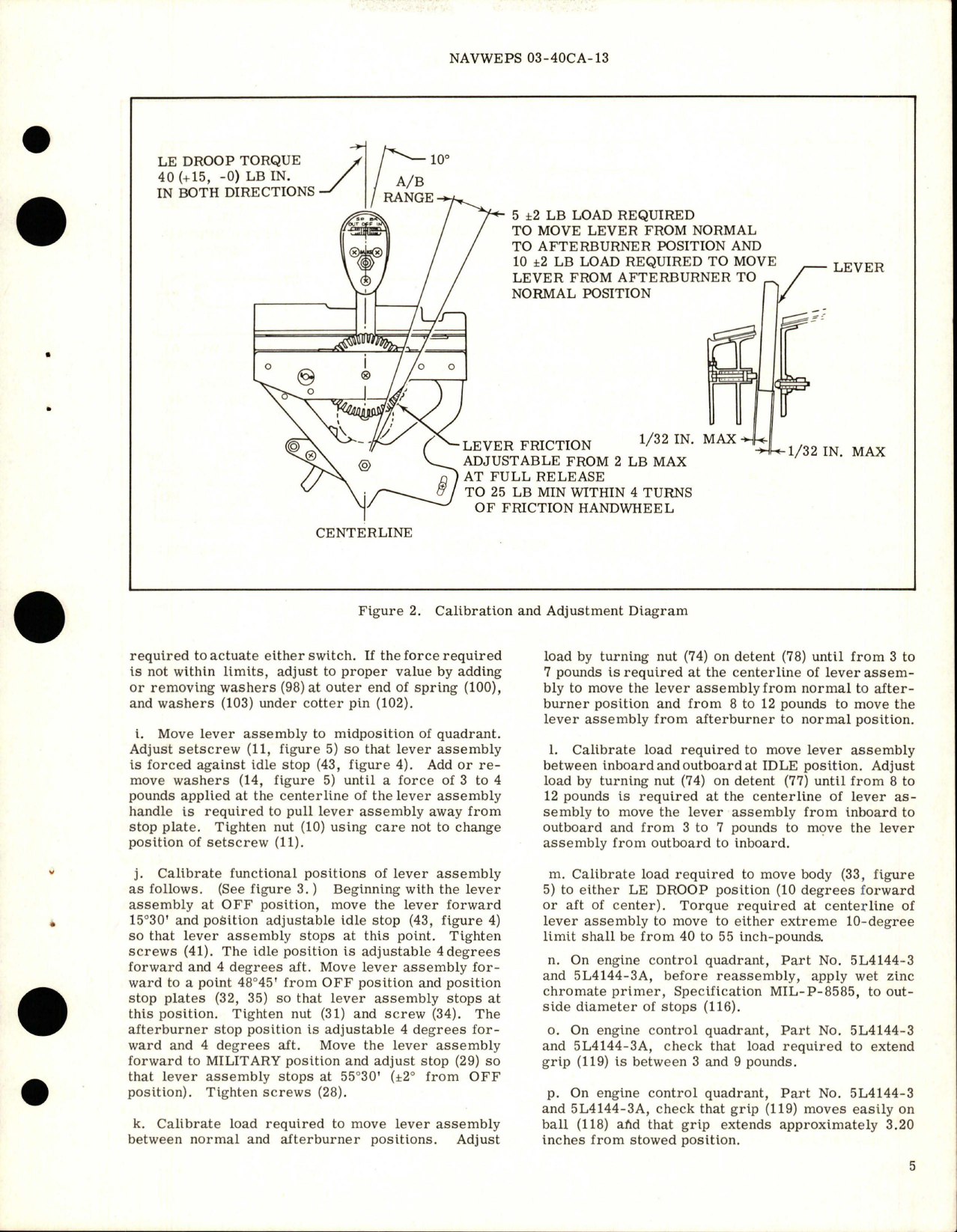 Sample page 7 from AirCorps Library document: Overhaul Instructions with Parts Breakdown for Engine Control Quadrant - Parts 5L4144, 5L4144-1, 5L4144-3, and 5L4144-3A 