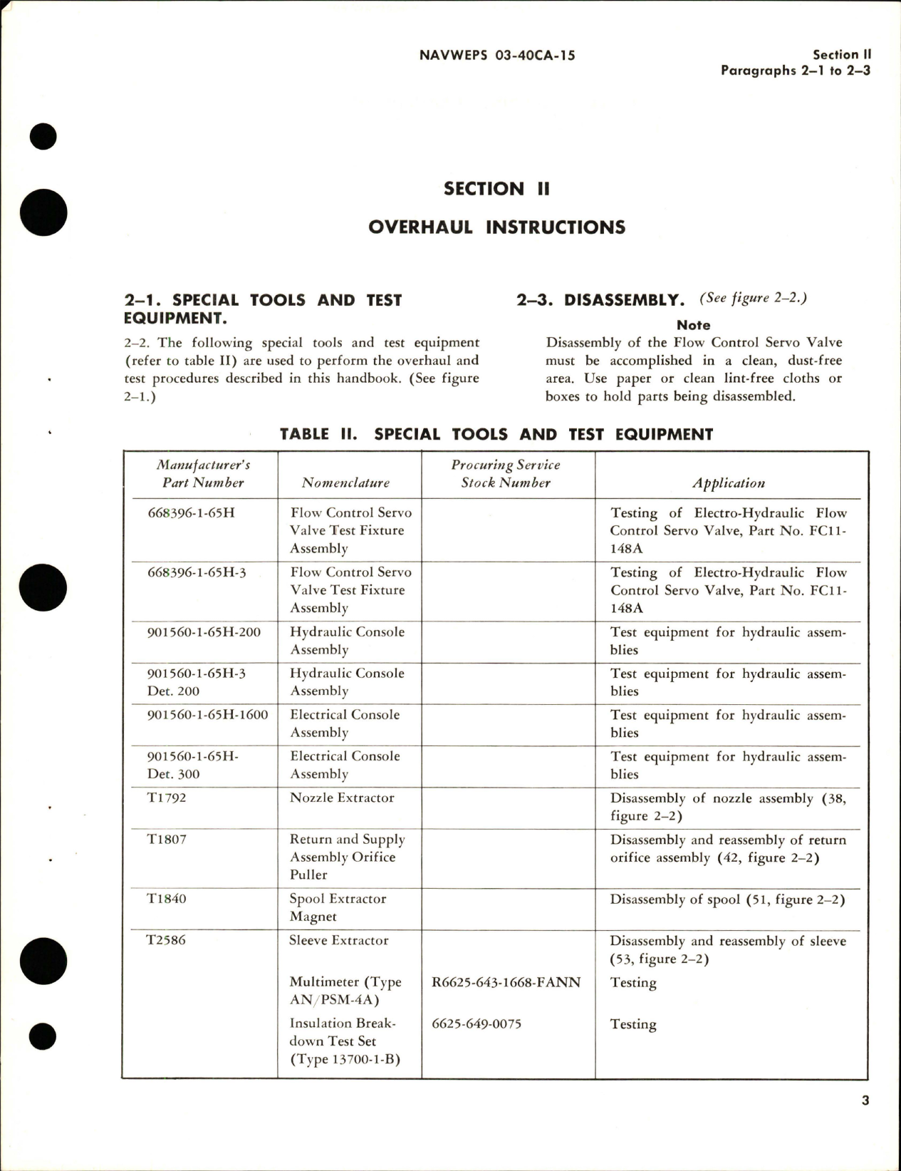 Sample page 5 from AirCorps Library document: Overhaul Instructions for Electro-Hydraulic Flow Control Servo Valve - Part FC11-148A 