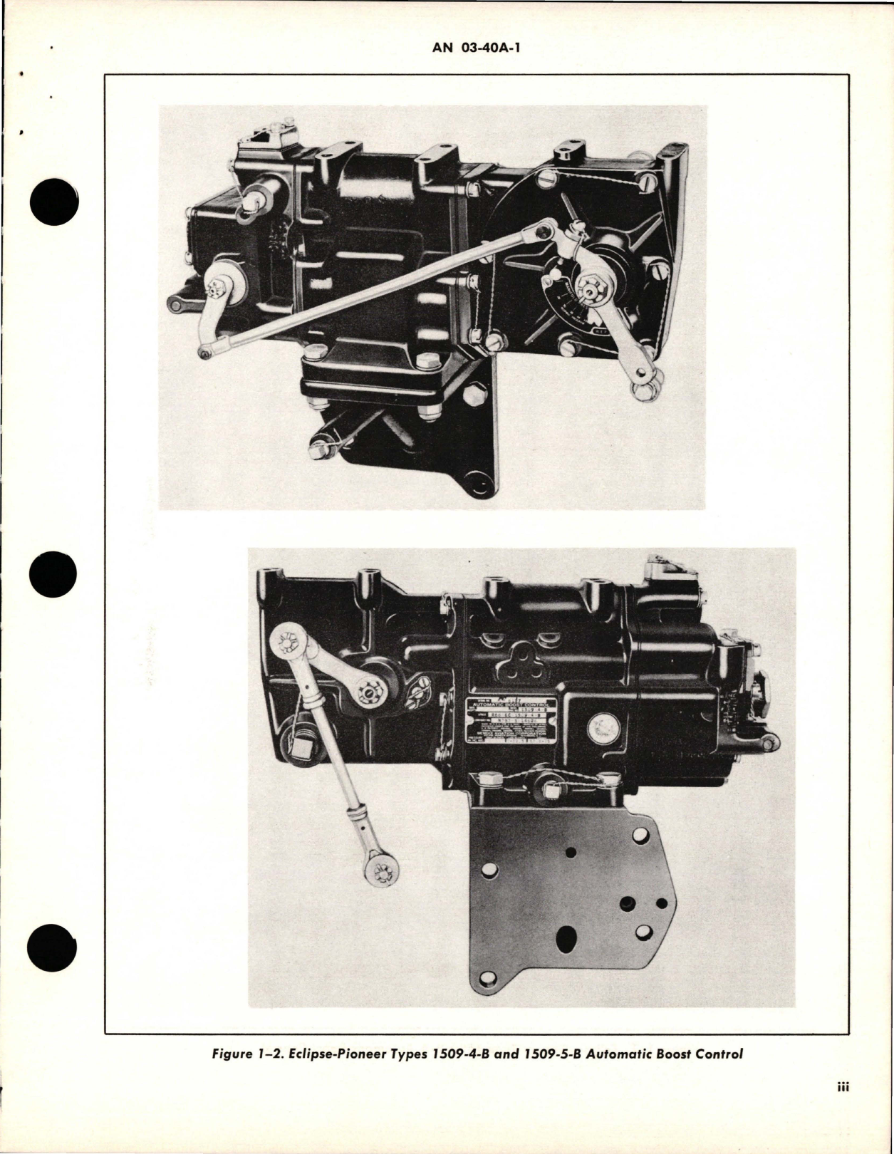 Sample page 5 from AirCorps Library document: Operation and Service Instructions for Automatic Boost Control - Types 1509-2-A, 1509-4-B, and 1509-5-B 