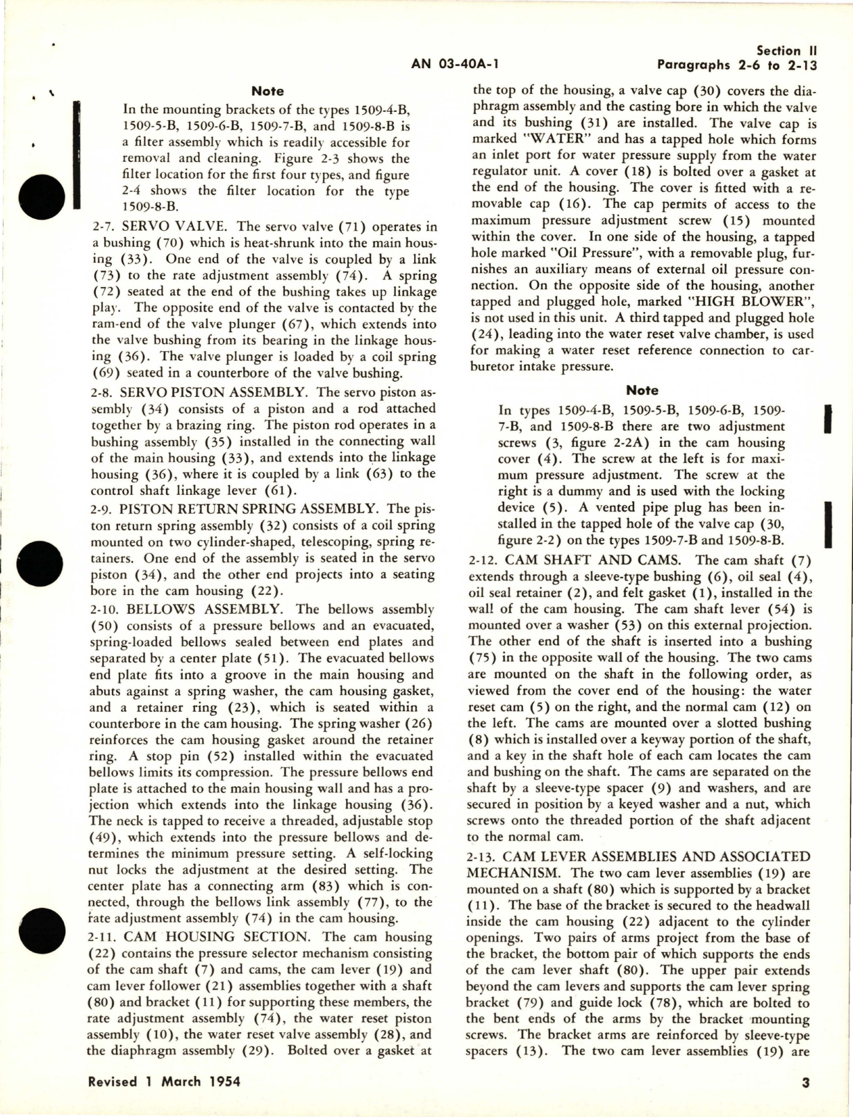 Sample page 7 from AirCorps Library document: Operation and Service Instructions for Automatic Boost Control - Types 1509-2-A, 1509-4-B, 1509-5-B, 1509-6-B, 1509-7-B, 1509-8-B