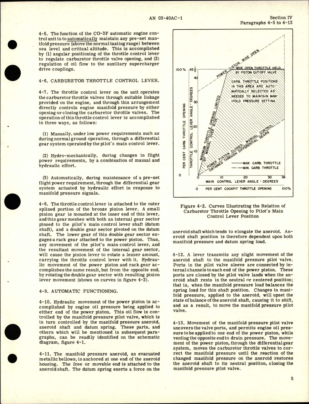 Sample page 9 from AirCorps Library document: Operation, Service and Overhaul Instructions with Parts Catalog for Automatic Engine Control - Model CO-3F 