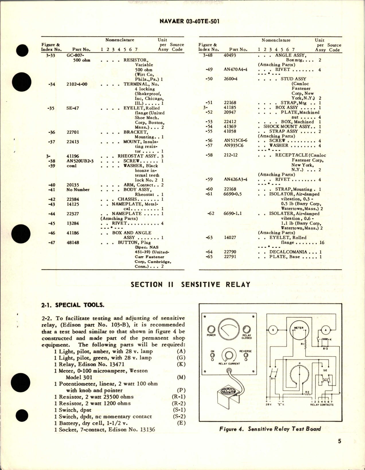 Sample page 5 from AirCorps Library document: Overhaul Instructions with Parts Breakdown for Temperature Indicating & Alarm System Control Assembly - 183-6X 